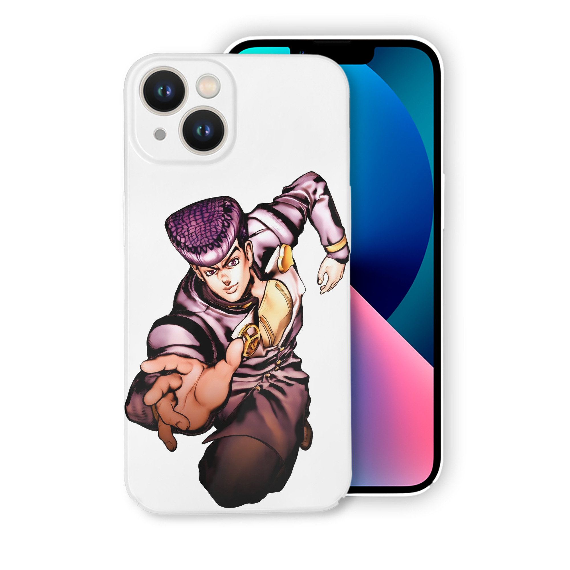 （画像用） ジョジョの奇妙な冒険 ひがしかた じょうすけ JoJo's Bizarre Adventure Higashikata Josuke 【iPhone 14シリーズ対応】ハードケース