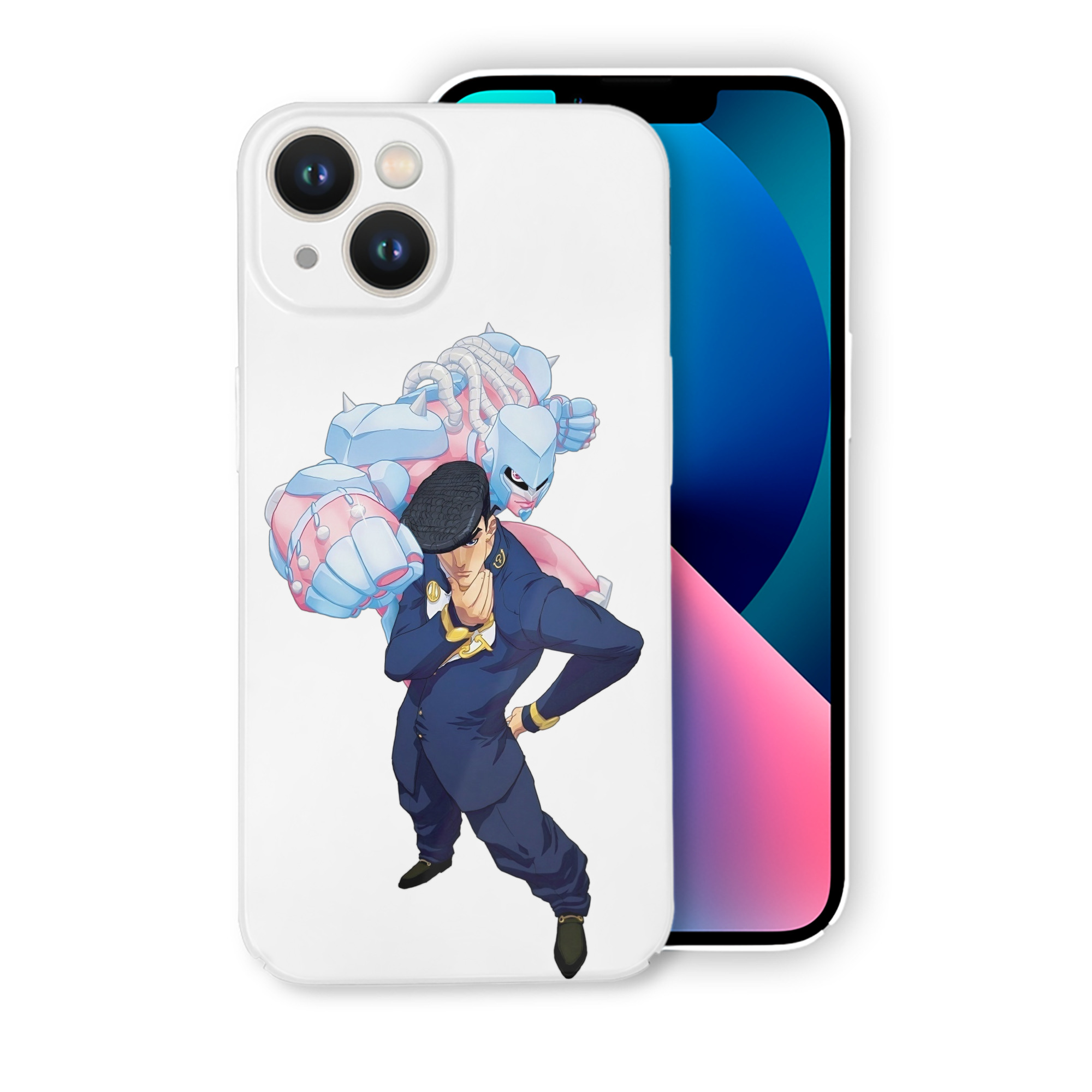 （画像用） ジョジョの奇妙な冒険 ひがしかた じょうすけ JoJo's Bizarre Adventure Higashikata Josuke 【iPhone 14シリーズ対応】ハードケース