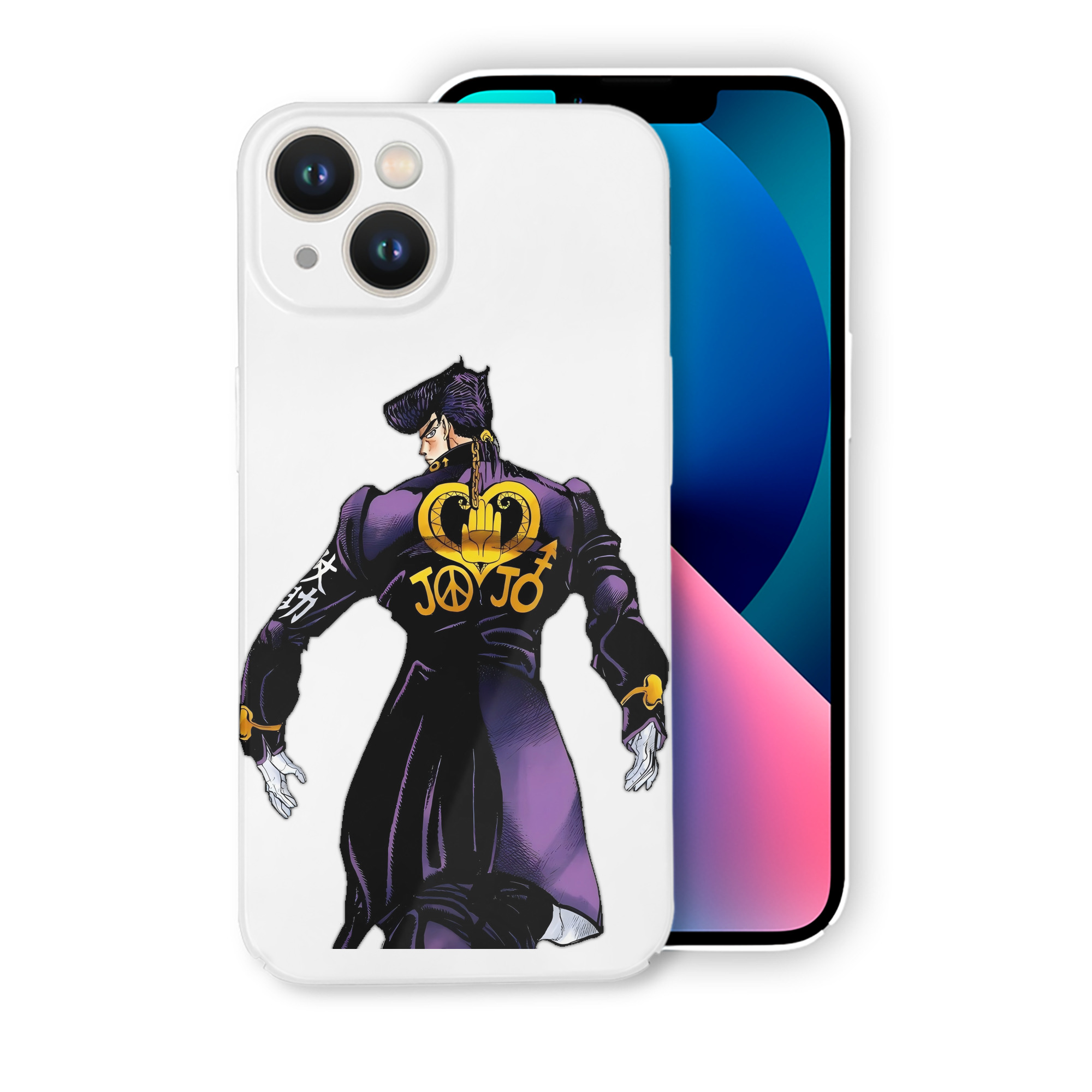 （画像用） ジョジョの奇妙な冒険 ひがしかた じょうすけ JoJo's Bizarre Adventure Higashikata Josuke 【iPhone 14シリーズ対応】ハードケース