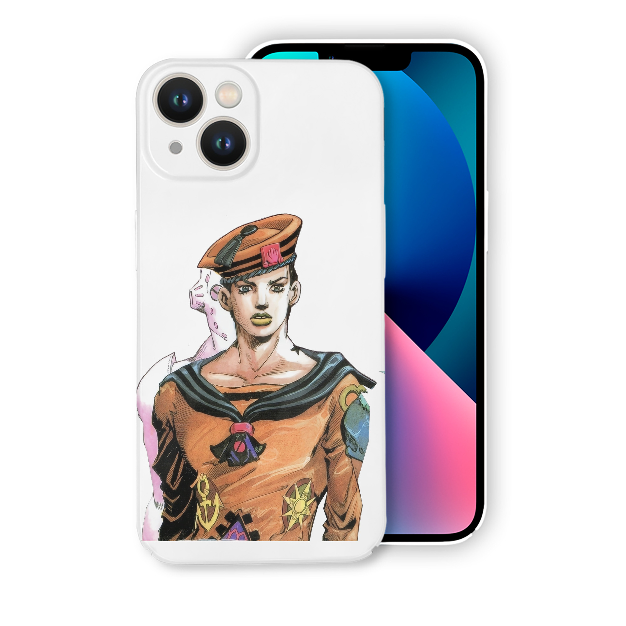 （画像用） ジョジョの奇妙な冒険 東方定助 JoJo's Bizarre Adventure Higashikata Josuke 【iPhone 14シリーズ対応】ハードケース
