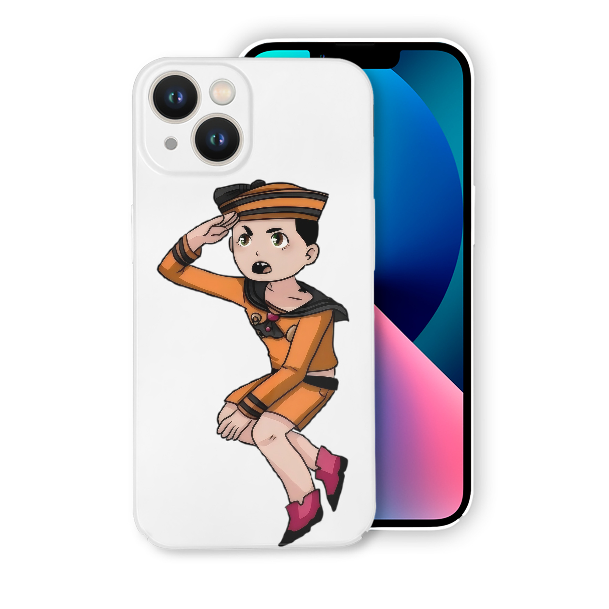 （画像用） ジョジョの奇妙な冒険 東方定助 JoJo's Bizarre Adventure Higashikata Josuke 【iPhone 14シリーズ対応】ハードケース