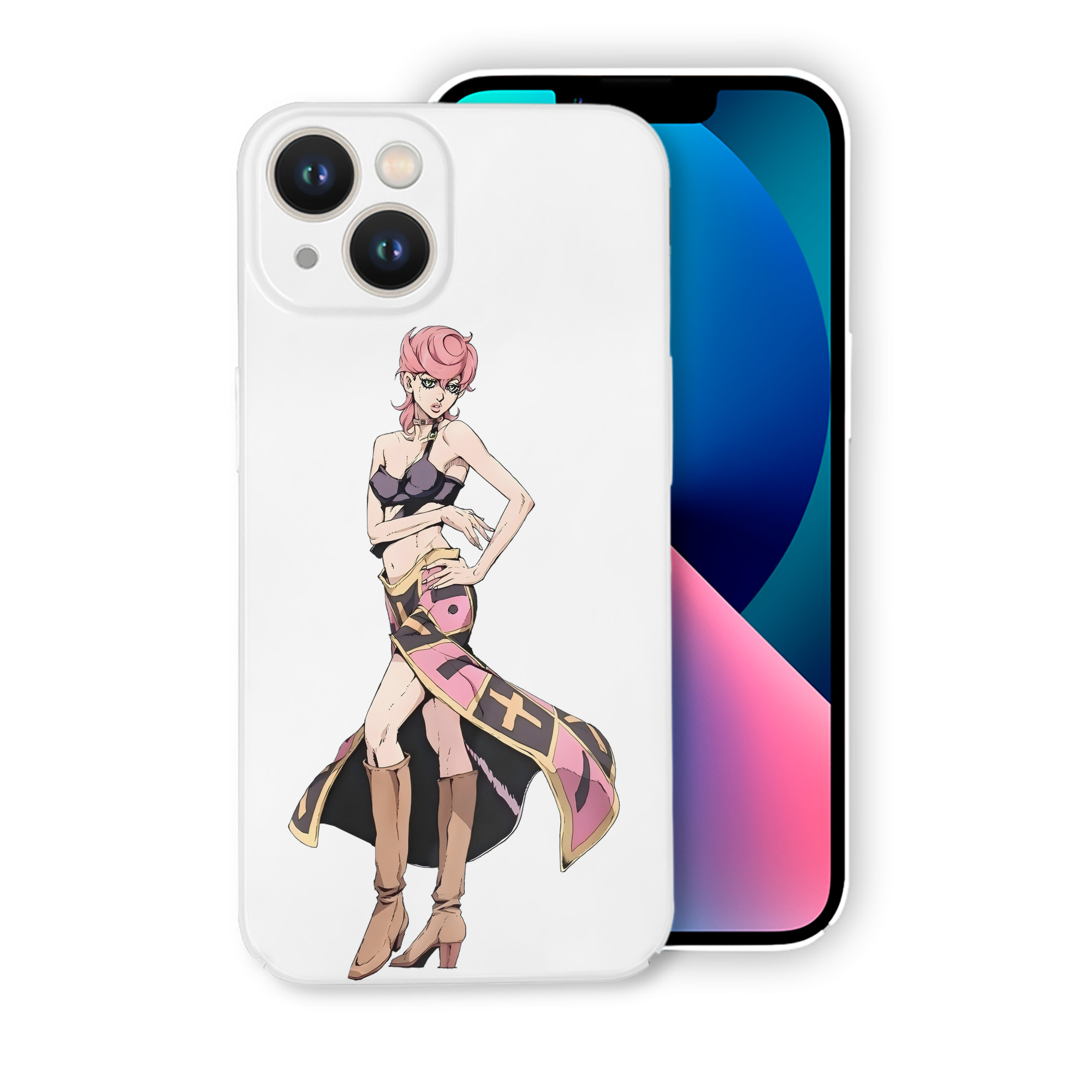 （画像用） ジョジョの奇妙な冒険 トリッシュ?ウナ JoJo's Bizarre Adventure Trish Una 【iPhone 14シリーズ対応】ハードケース