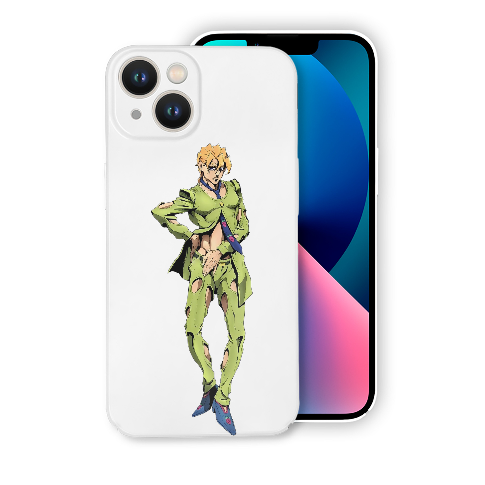 （画像用） ジョジョの奇妙な冒険 パンナコッタ?フー JoJo's Bizarre Adventure Pannacotta Fugo 【iPhone 14シリーズ対応】ハードケース