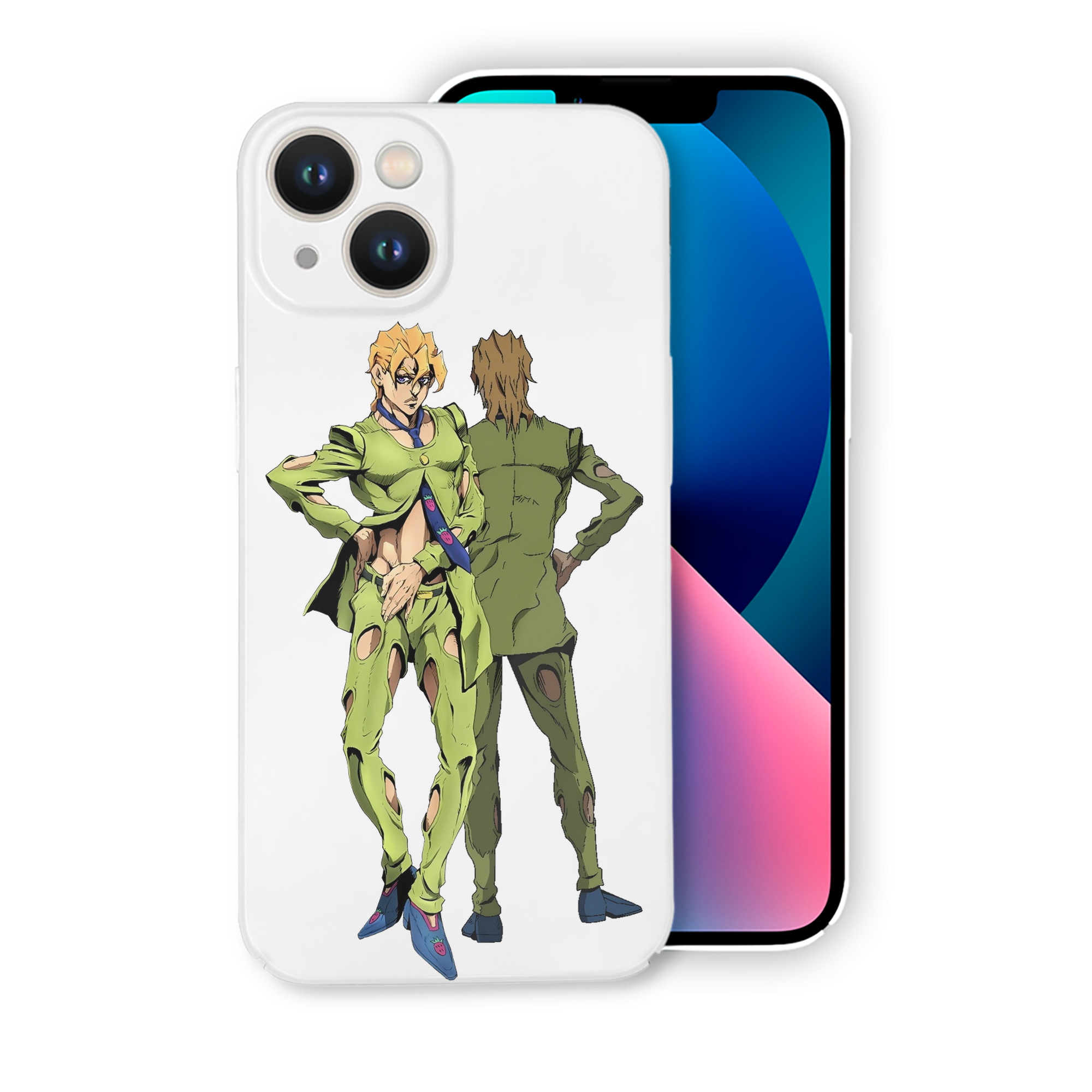 （画像用） ジョジョの奇妙な冒険 パンナコッタ?フー JoJo's Bizarre Adventure Pannacotta Fugo 【iPhone 14シリーズ対応】ハードケース