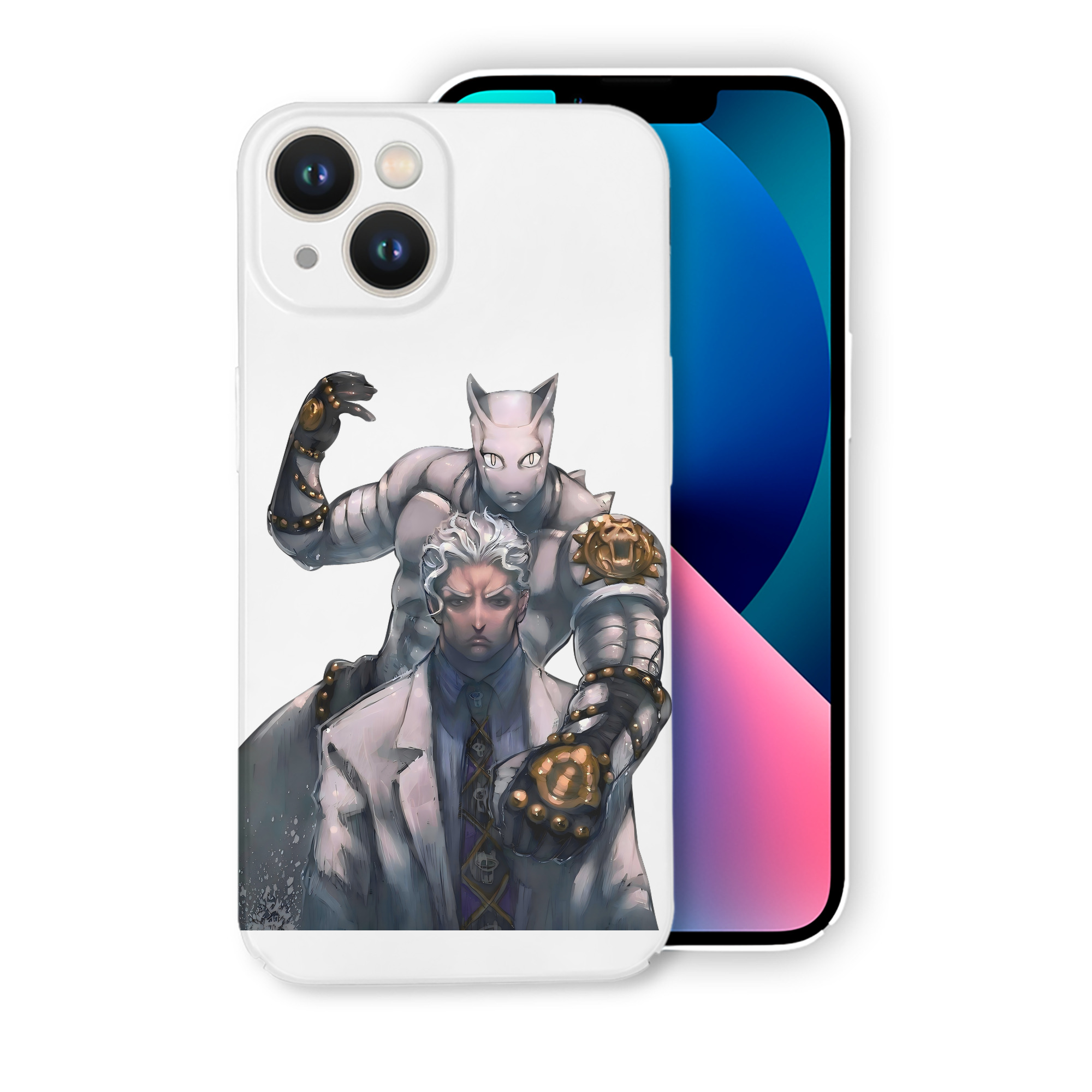 （画像用） ジョジョの奇妙な冒険 きら よしかげ JoJo's Bizarre Adventure Kira Yoshikage 【iPhone 14シリーズ対応】ハードケース