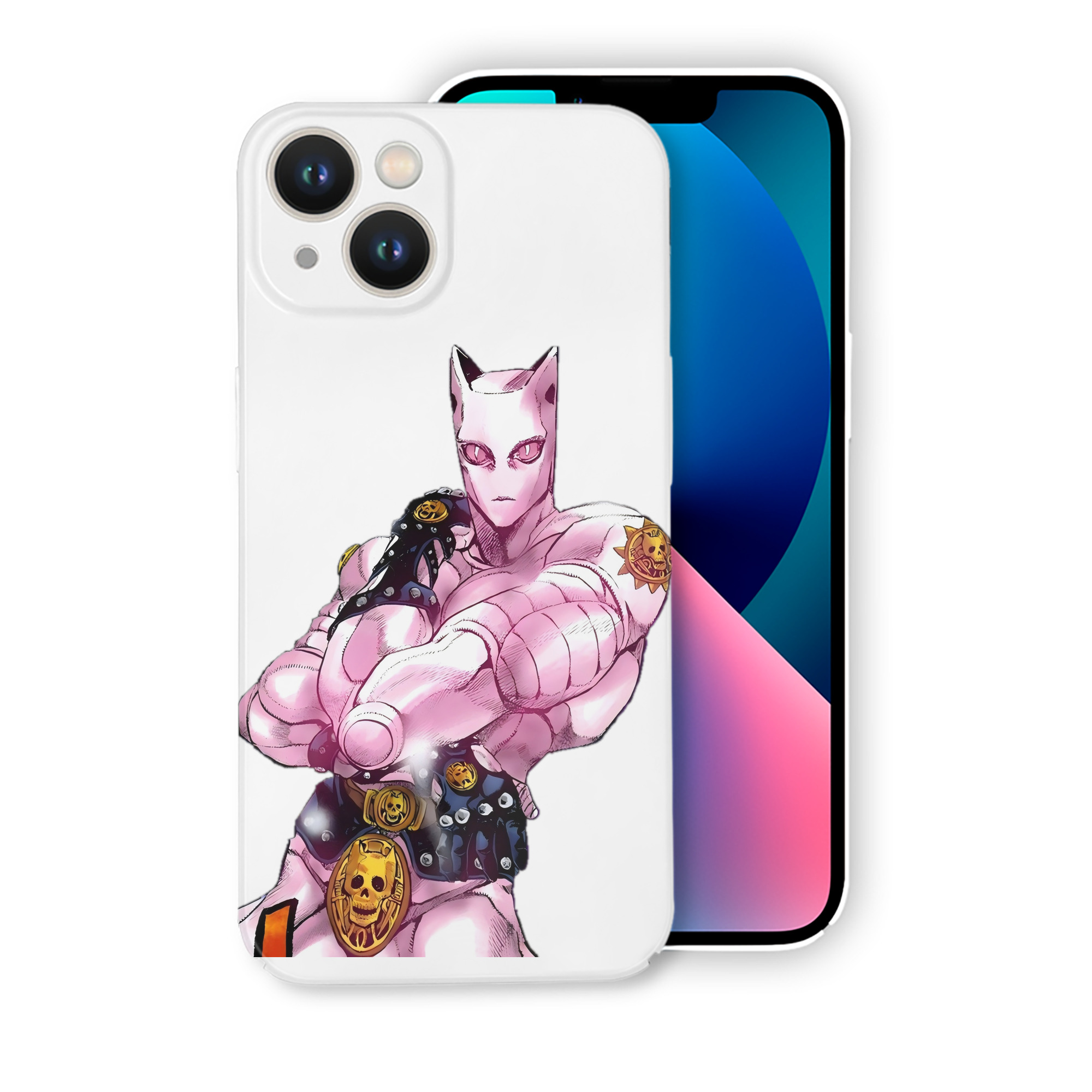 （画像用） ジョジョの奇妙な冒険 きら よしかげ JoJo's Bizarre Adventure Kira Yoshikage 【iPhone 14シリーズ対応】ハードケース
