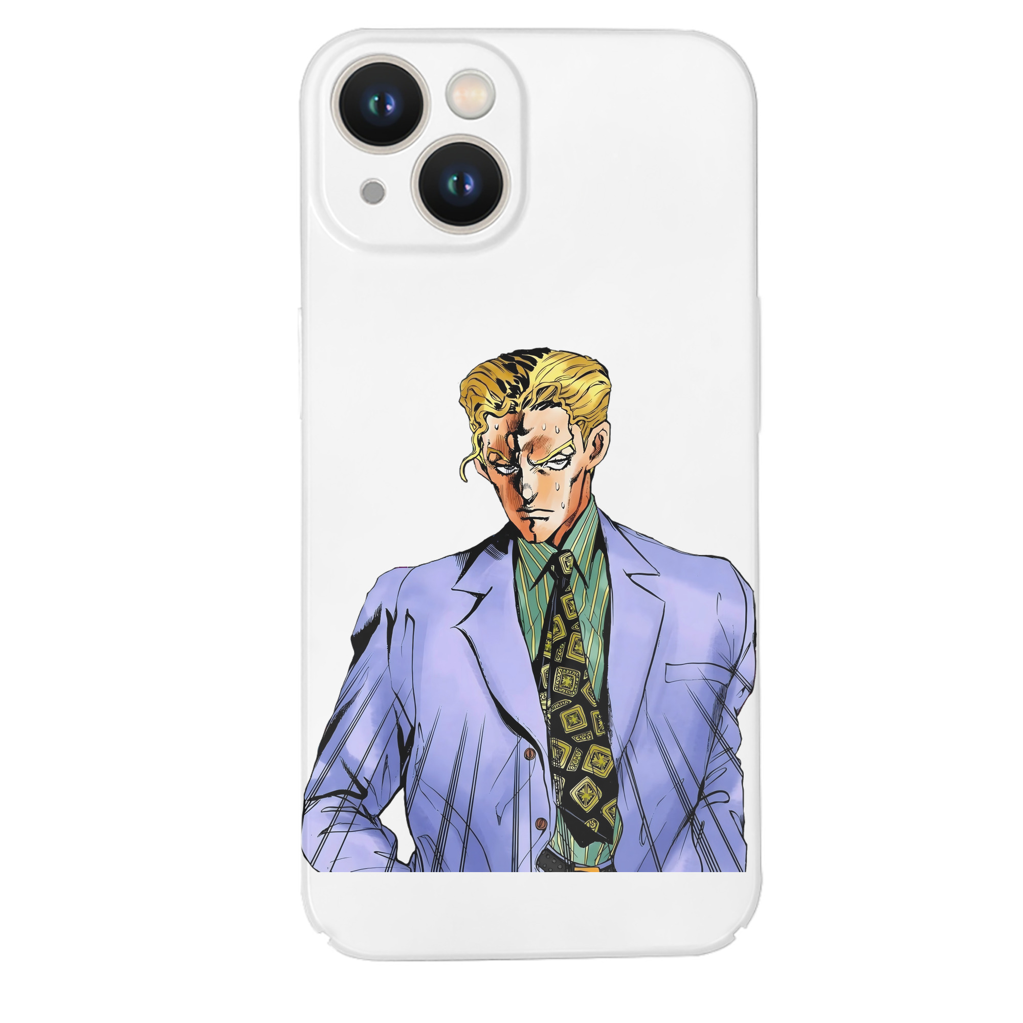 （画像用） ジョジョの奇妙な冒険 きら よしかげ JoJo's Bizarre Adventure Kira Yoshikage 【iPhone 14シリーズ対応】ハードケース