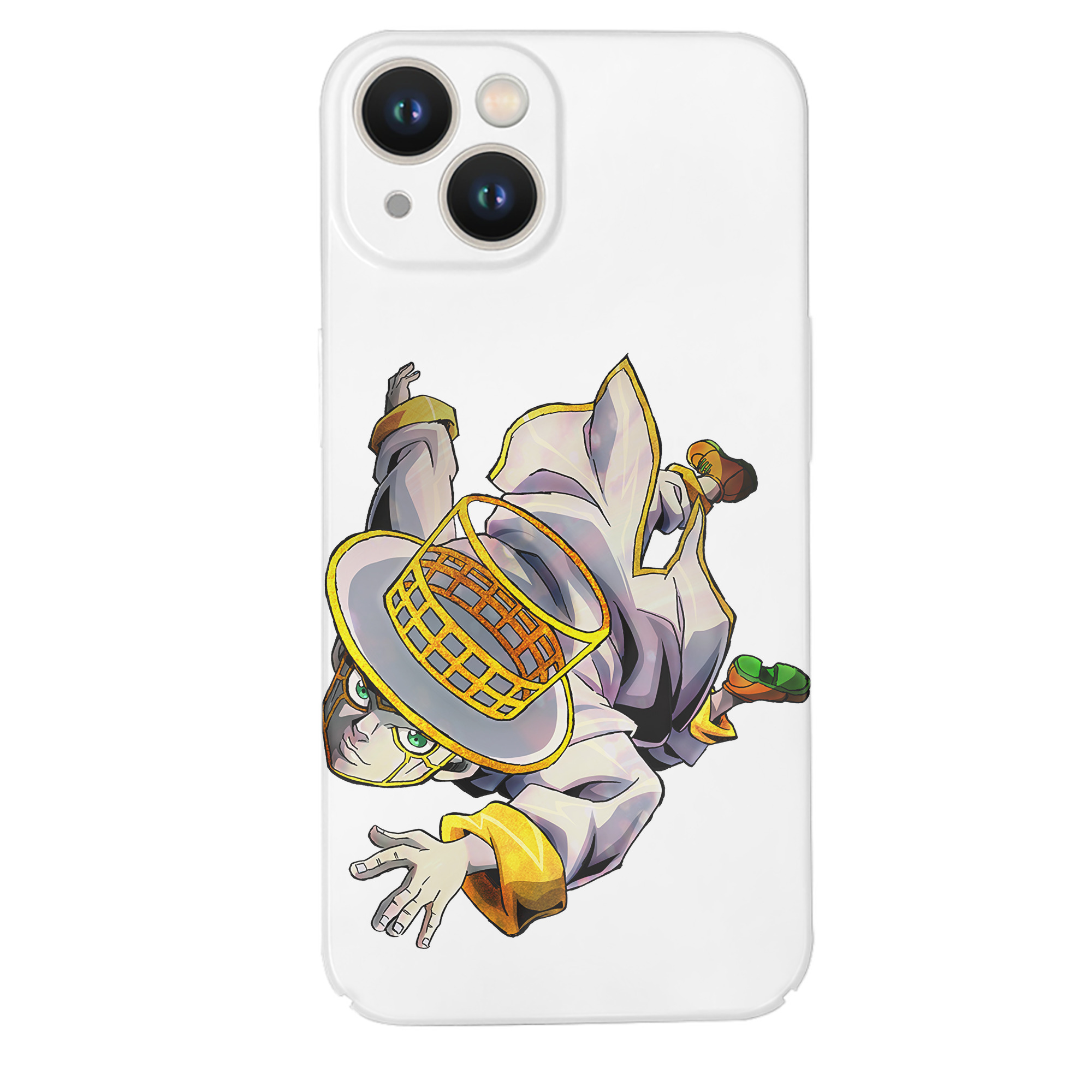 （画像用） ジョジョの奇妙な冒険 岸辺 露伴（きしべ ろはん） JoJo's Bizarre Adventure Rohan Kishibe 【iPhone 14シリーズ対応】ハードケース
