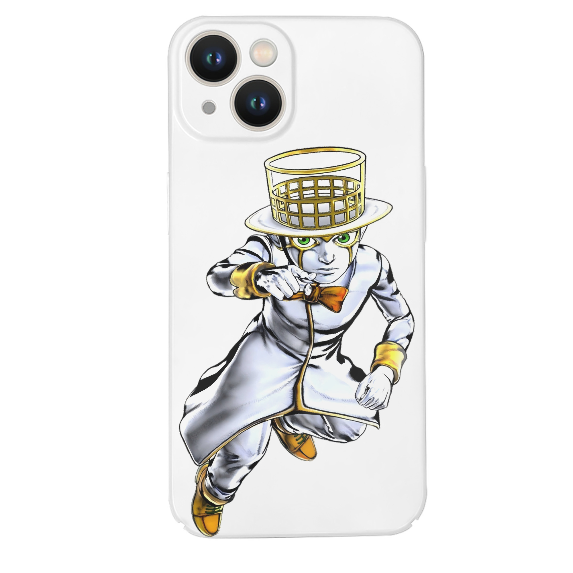 （画像用） ジョジョの奇妙な冒険 岸辺 露伴（きしべ ろはん） JoJo's Bizarre Adventure Rohan Kishibe 【iPhone 14シリーズ対応】ハードケース
