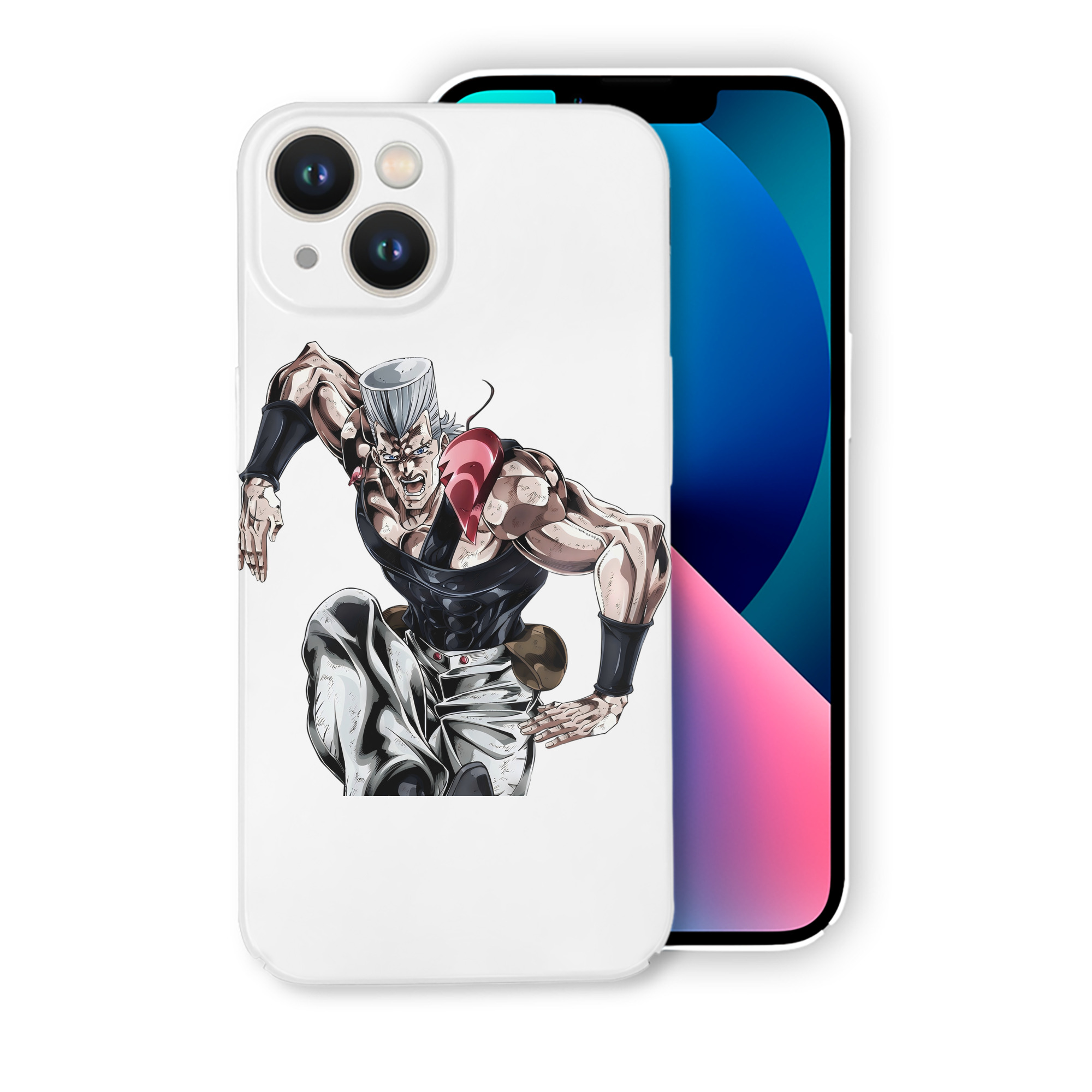 （画像用） ジョジョの奇妙な冒険 ジャン＝ピエール?ポルナレフ JoJo's Bizarre Adventure Jan Pierre Polnareff 【iPhone 14シリーズ対応】ハードケース