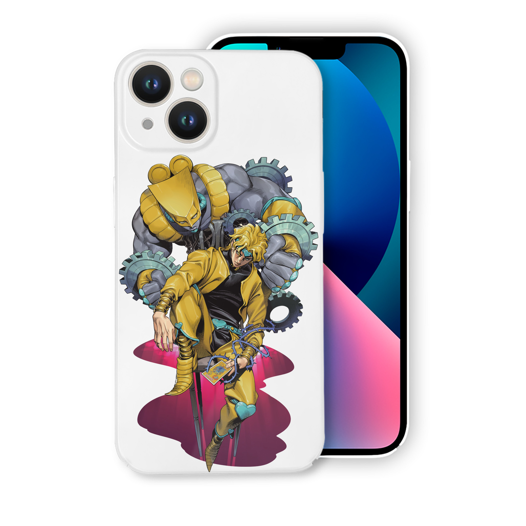 （画像用） ジョジョの奇妙な冒険 ディオ?ブランドー JoJo's Bizarre Adventure Dio Brando 【iPhone 14シリーズ対応】ハードケース