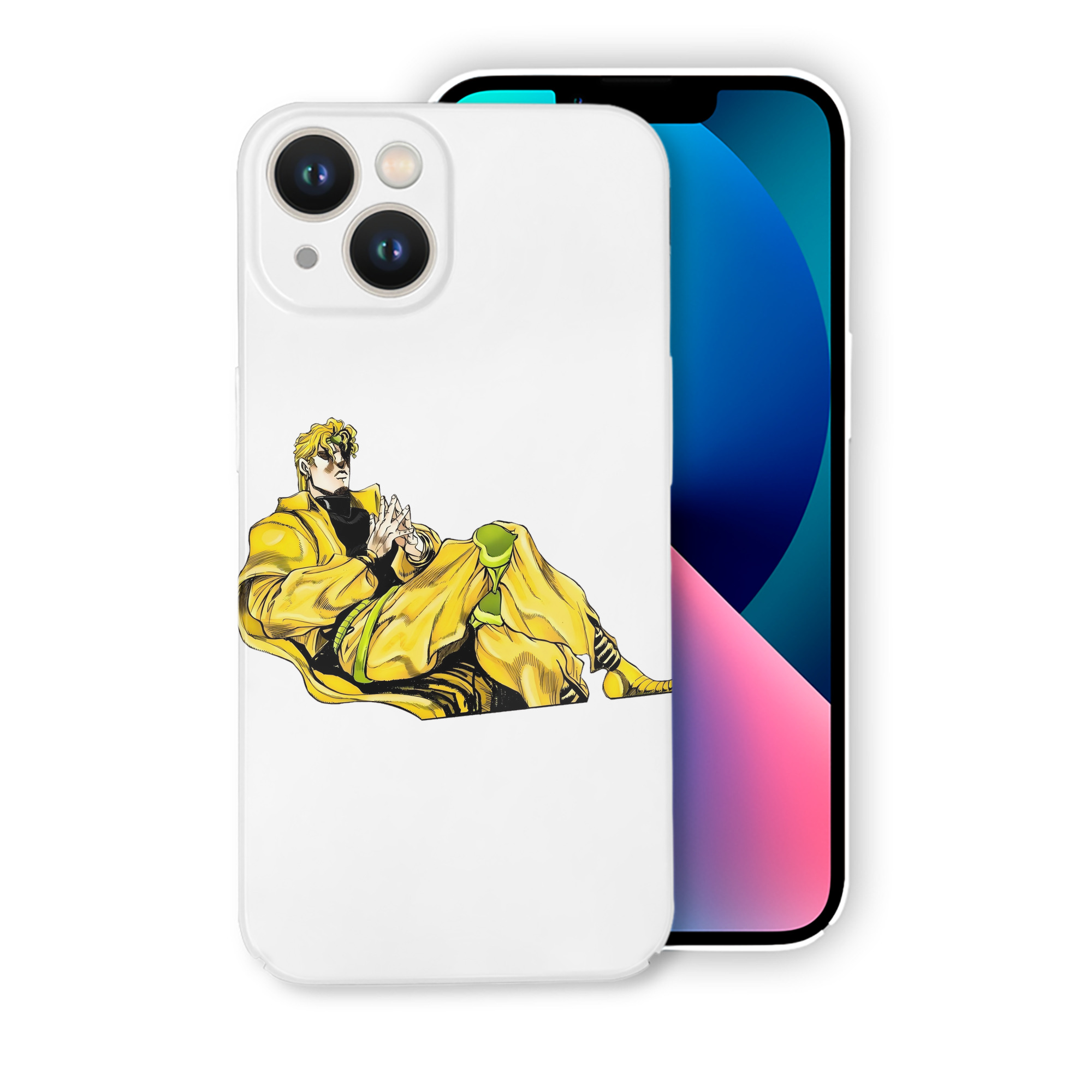 （画像用） ジョジョの奇妙な冒険 ディオ?ブランドー JoJo's Bizarre Adventure Dio Brando 【iPhone 14シリーズ対応】ハードケース