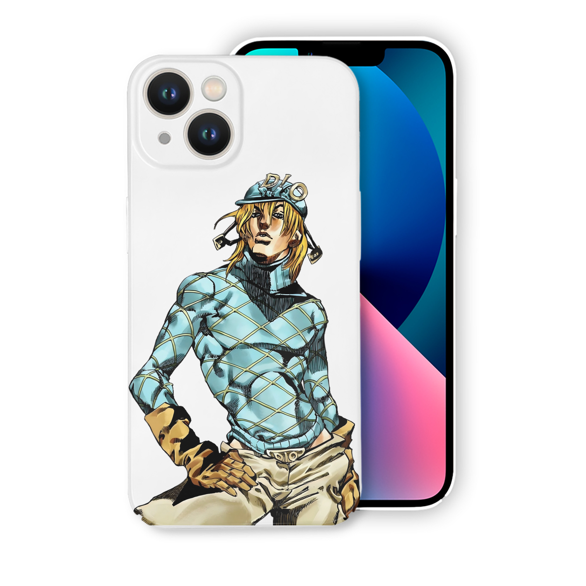 （画像用） ジョジョの奇妙な冒険 ディオ?ブランドー JoJo's Bizarre Adventure Dio Brando 【iPhone 14シリーズ対応】ハードケース