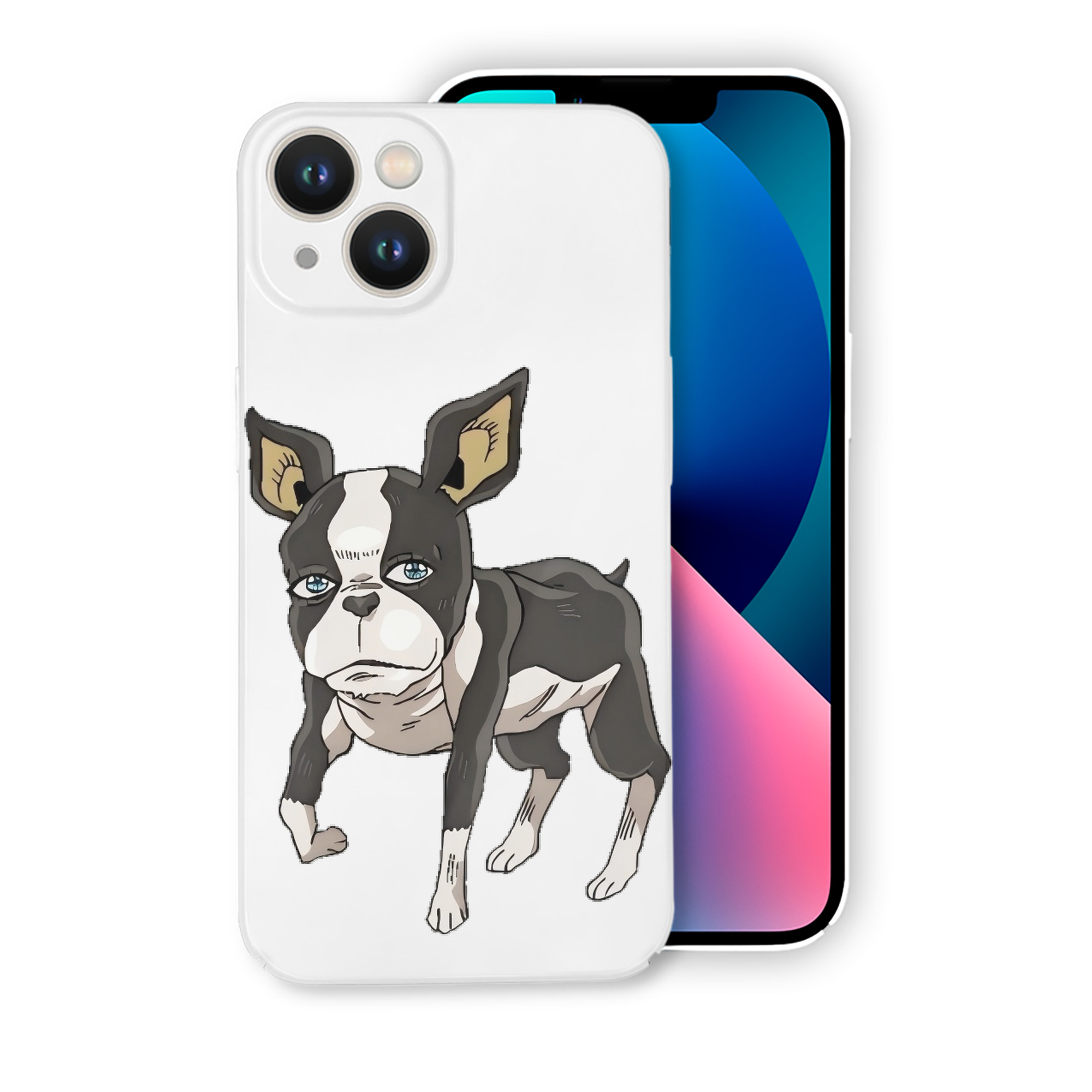 （画像用） ジョジョの奇妙な冒険 イギー JoJo's Bizarre Adventure Iggy 【iPhone 14シリーズ対応】ハードケース