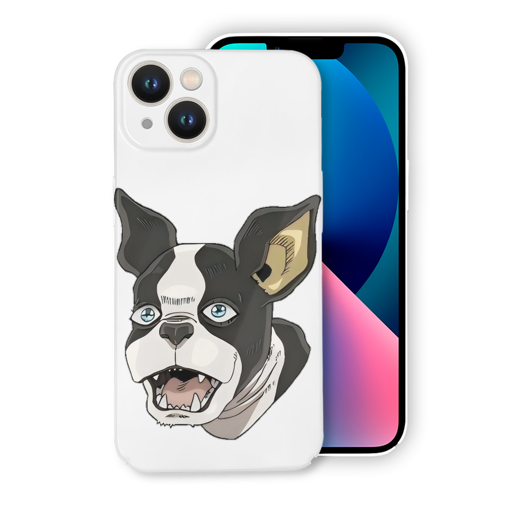 （画像用） ジョジョの奇妙な冒険 イギー JoJo's Bizarre Adventure Iggy 【iPhone 14シリーズ対応】ハードケース