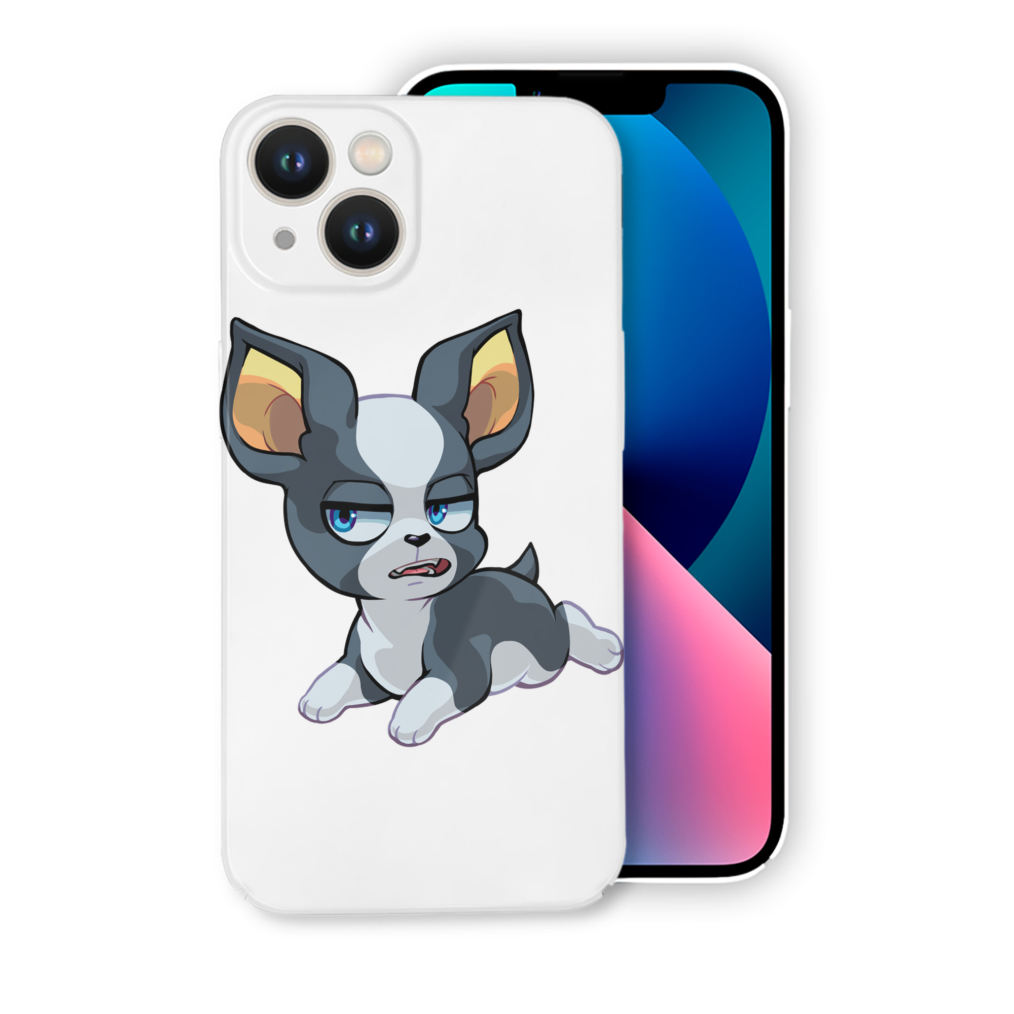 （画像用） ジョジョの奇妙な冒険 イギー JoJo's Bizarre Adventure Iggy 【iPhone 14シリーズ対応】ハードケース