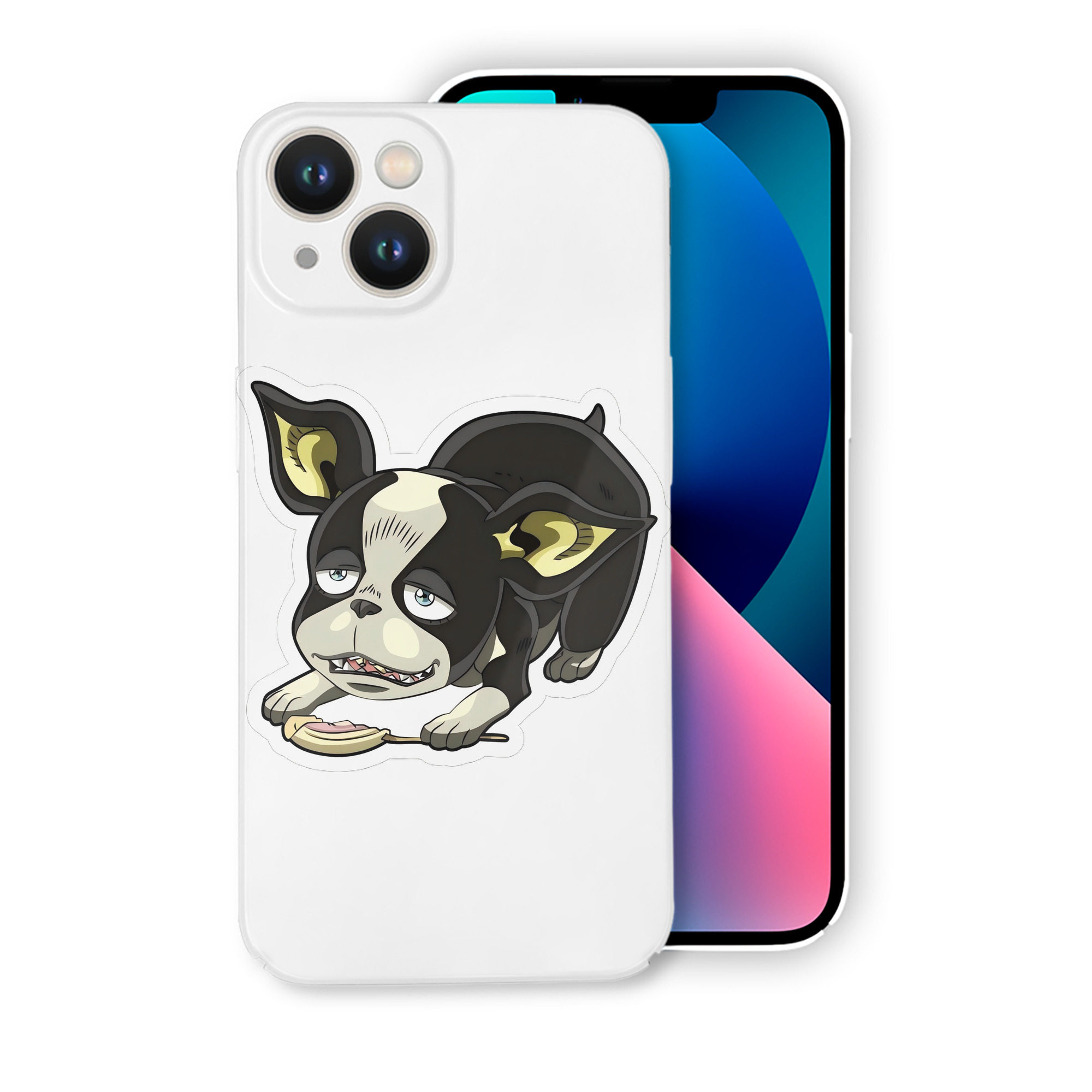 （画像用） ジョジョの奇妙な冒険 イギー JoJo's Bizarre Adventure Iggy 【iPhone 14シリーズ対応】ハードケース