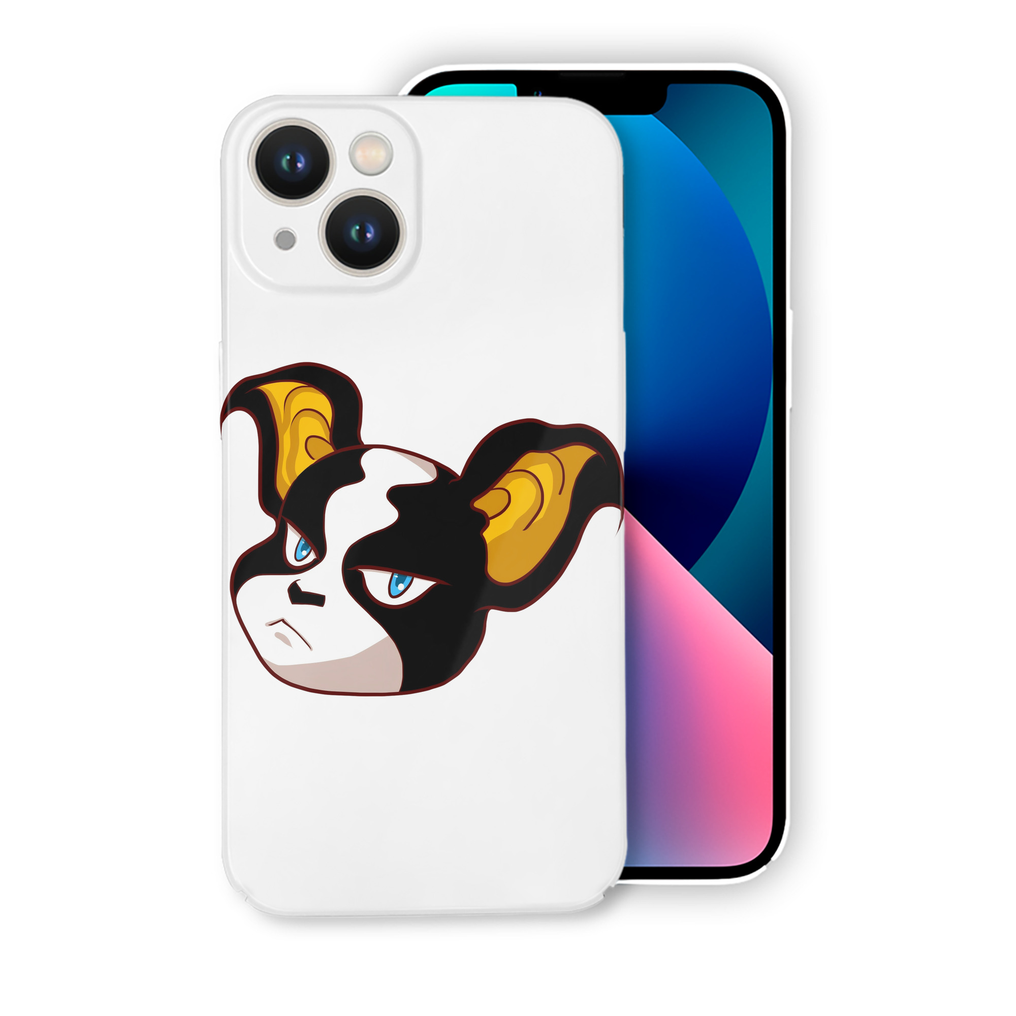 （画像用） ジョジョの奇妙な冒険 イギー JoJo's Bizarre Adventure Iggy 【iPhone 14シリーズ対応】ハードケース