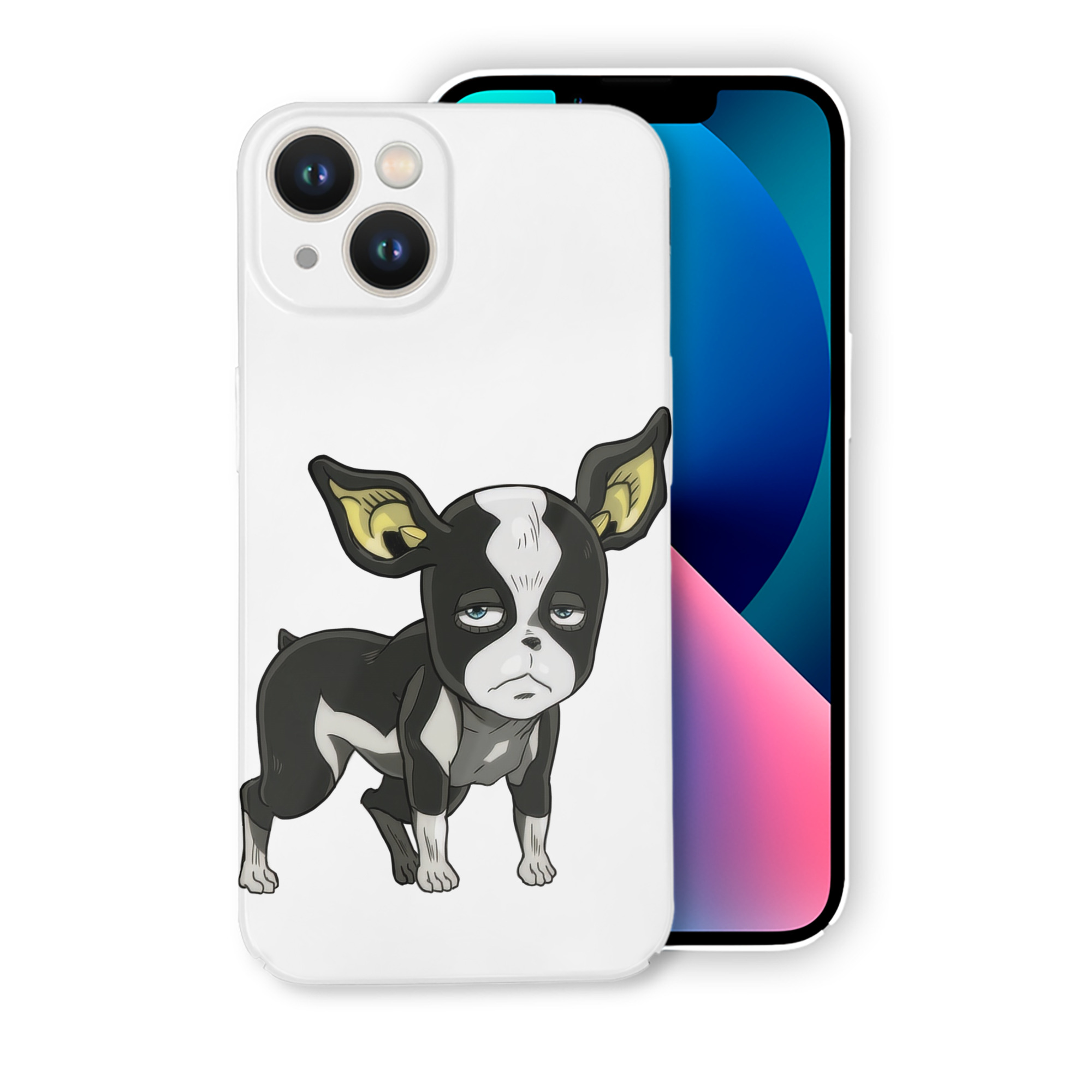 （画像用） ジョジョの奇妙な冒険 イギー JoJo's Bizarre Adventure Iggy 【iPhone 14シリーズ対応】ハードケース