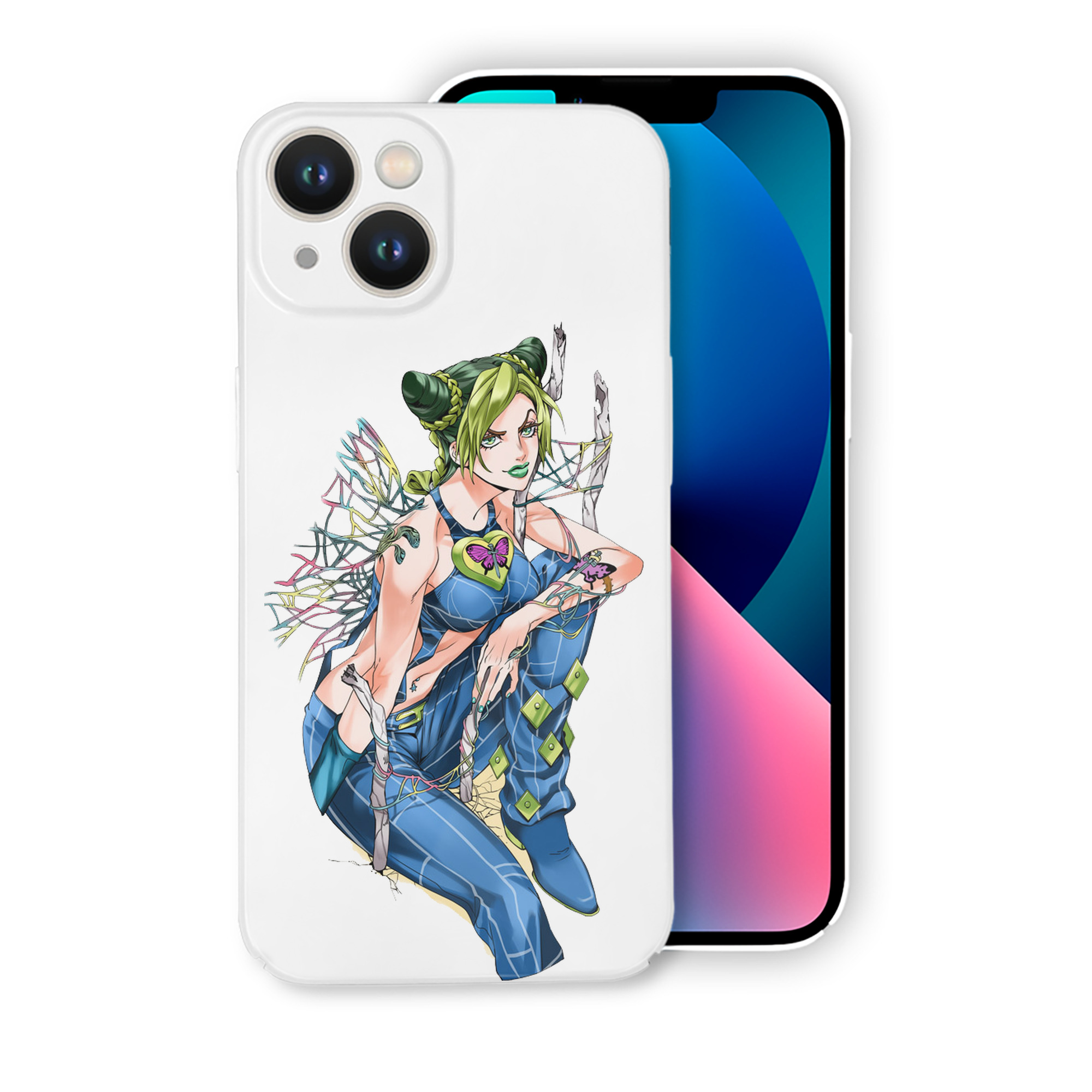 （画像用） "ジョジョの奇妙な冒険 くうじょう ジョリーン JoJo's Bizarre Adventure Jolyne Cujoh " 【iPhone 14シリーズ対応】ハードケース