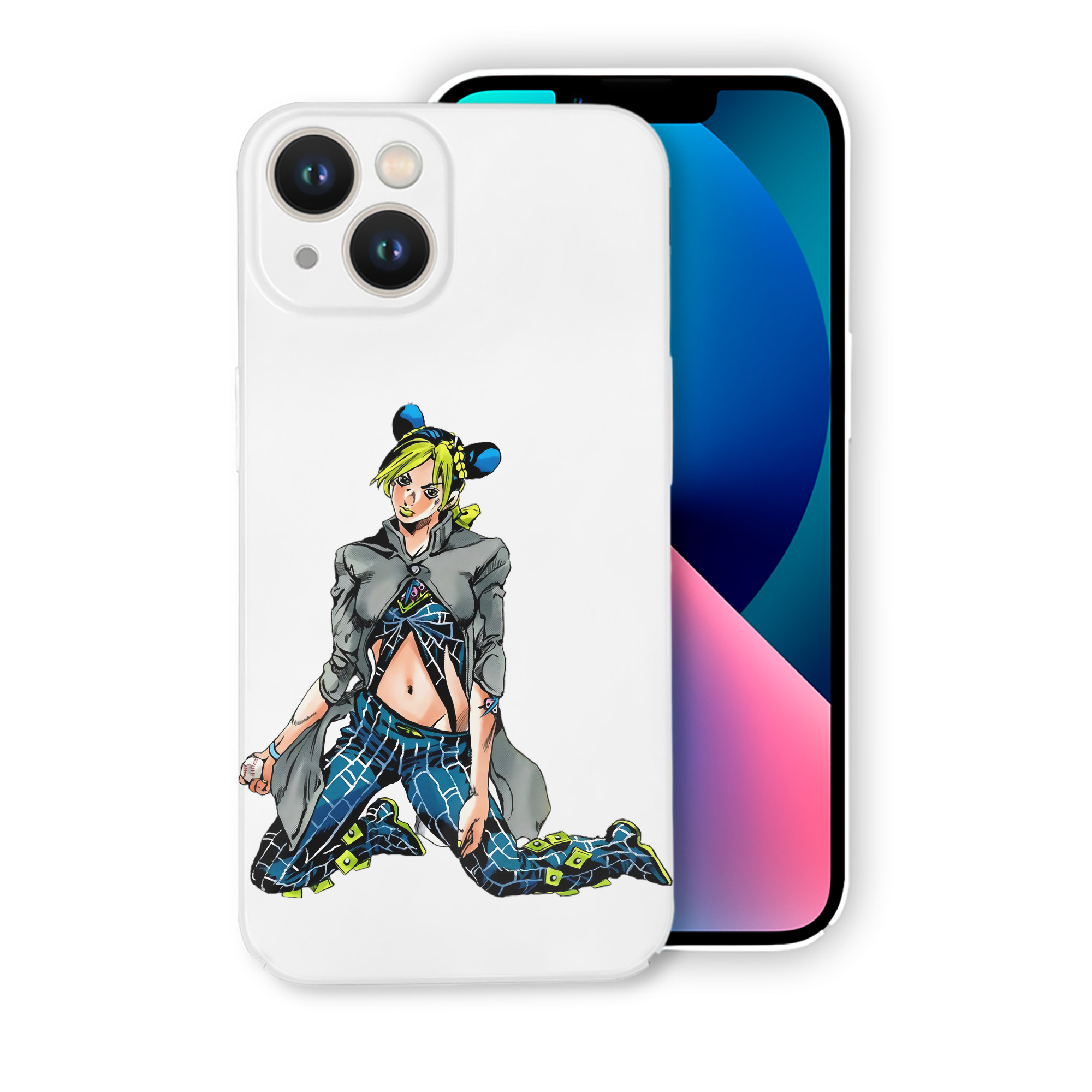 （画像用） "ジョジョの奇妙な冒険 くうじょう ジョリーン JoJo's Bizarre Adventure Jolyne Cujoh " 【iPhone 14シリーズ対応】ハードケース