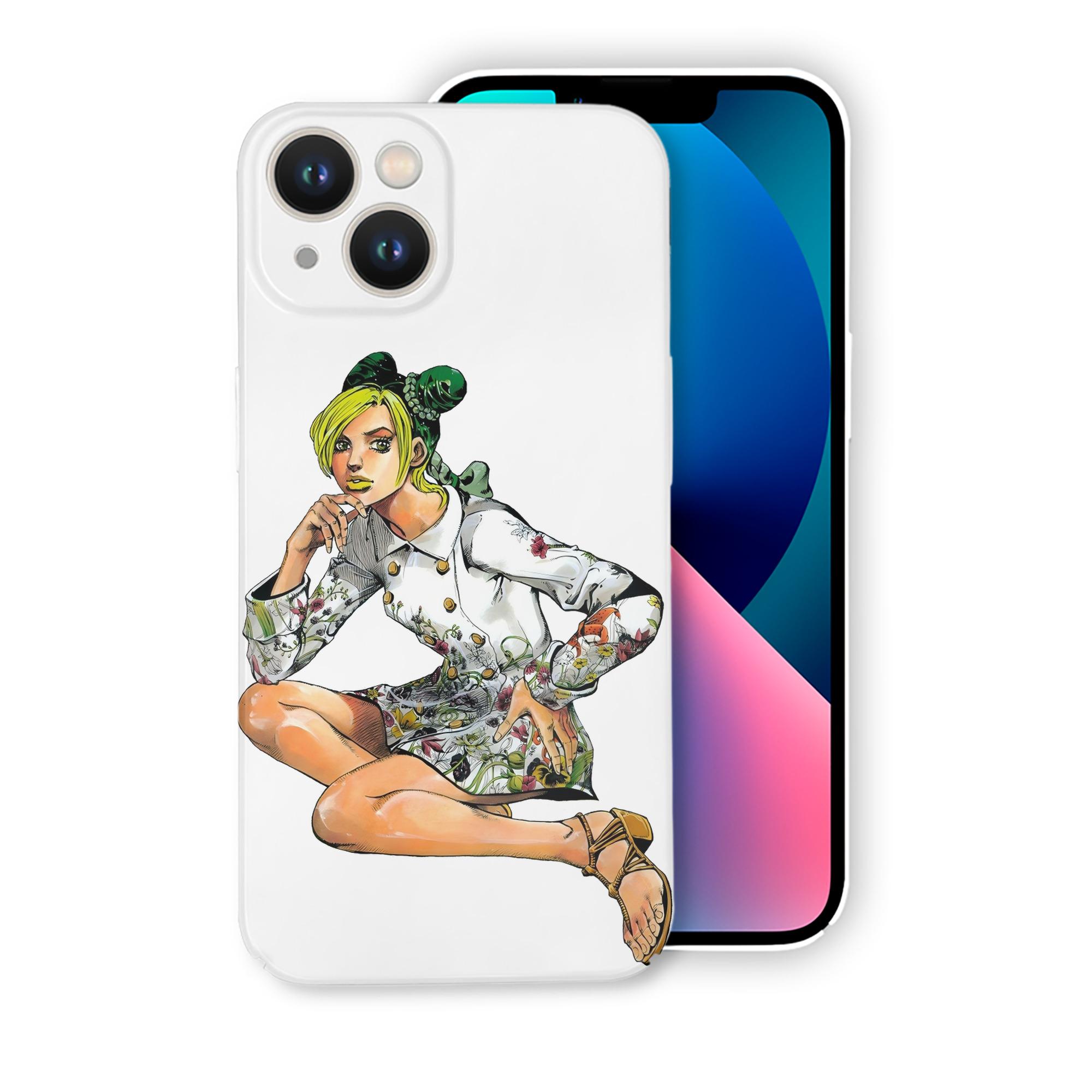 （画像用） "ジョジョの奇妙な冒険 くうじょう ジョリーン JoJo's Bizarre Adventure Jolyne Cujoh " 【iPhone 14シリーズ対応】ハードケース