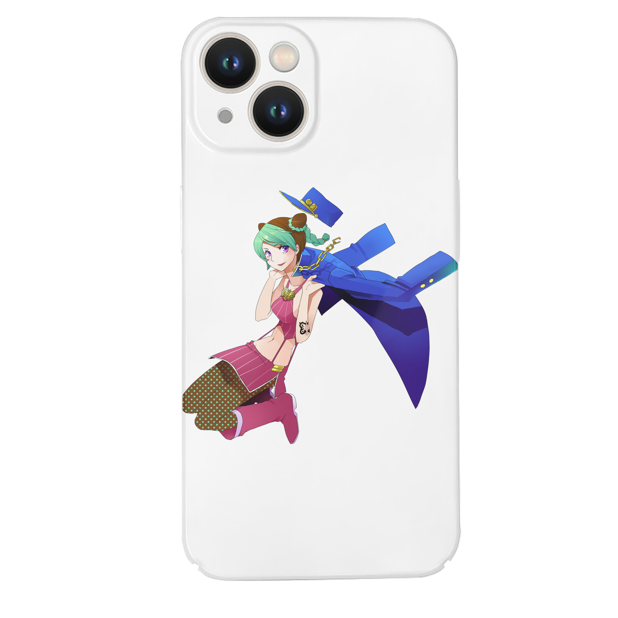 （画像用） "ジョジョの奇妙な冒険 くうじょう ジョリーン JoJo's Bizarre Adventure Jolyne Cujoh " 【iPhone 14シリーズ対応】ハードケース