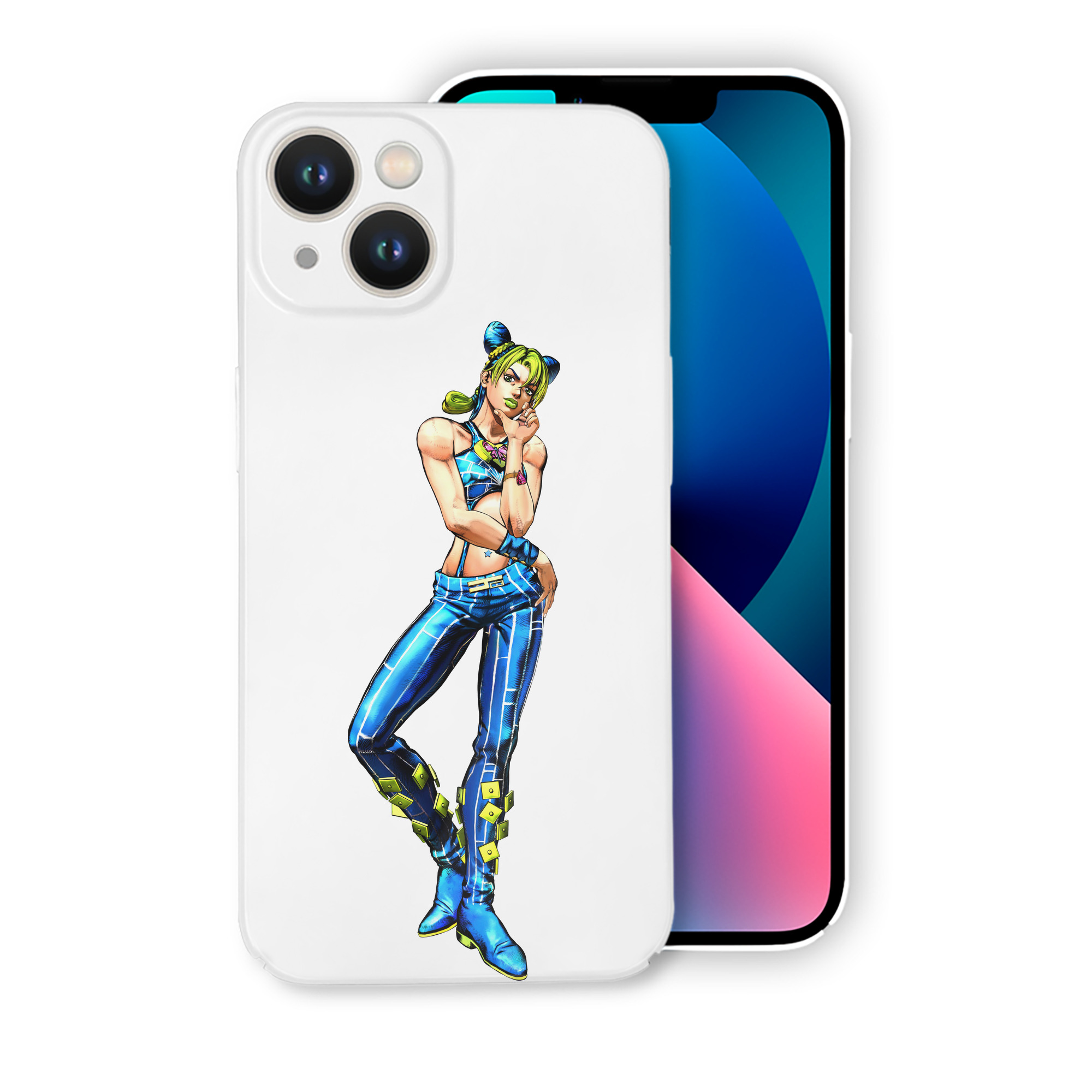 （画像用） "ジョジョの奇妙な冒険 くうじょう ジョリーン JoJo's Bizarre Adventure Jolyne Cujoh " 【iPhone 14シリーズ対応】ハードケース