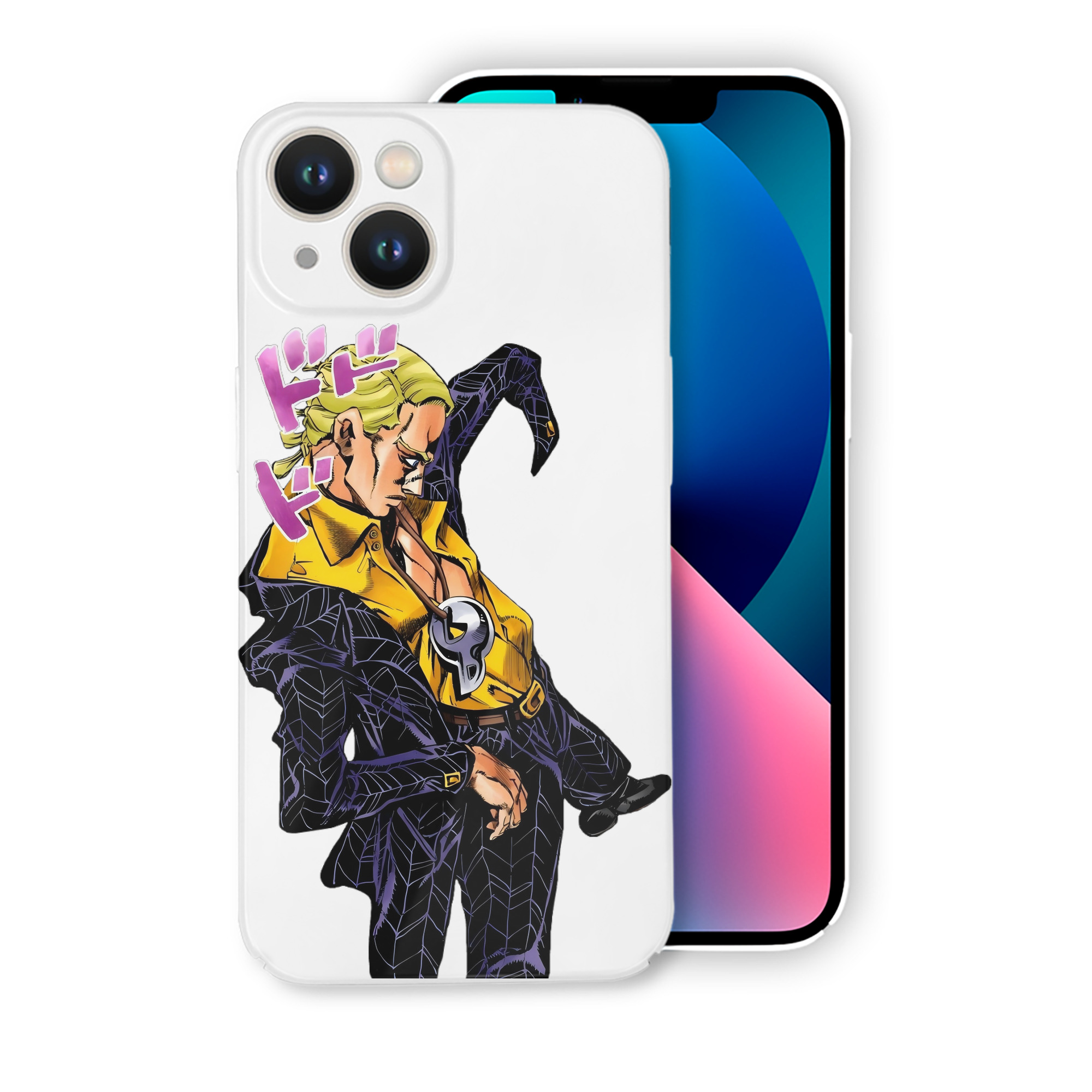 （画像用） ジョジョの奇妙な冒険 プロシュート JoJo's Bizarre Adventure Prosciutto 【iPhone 14シリーズ対応】ハードケース