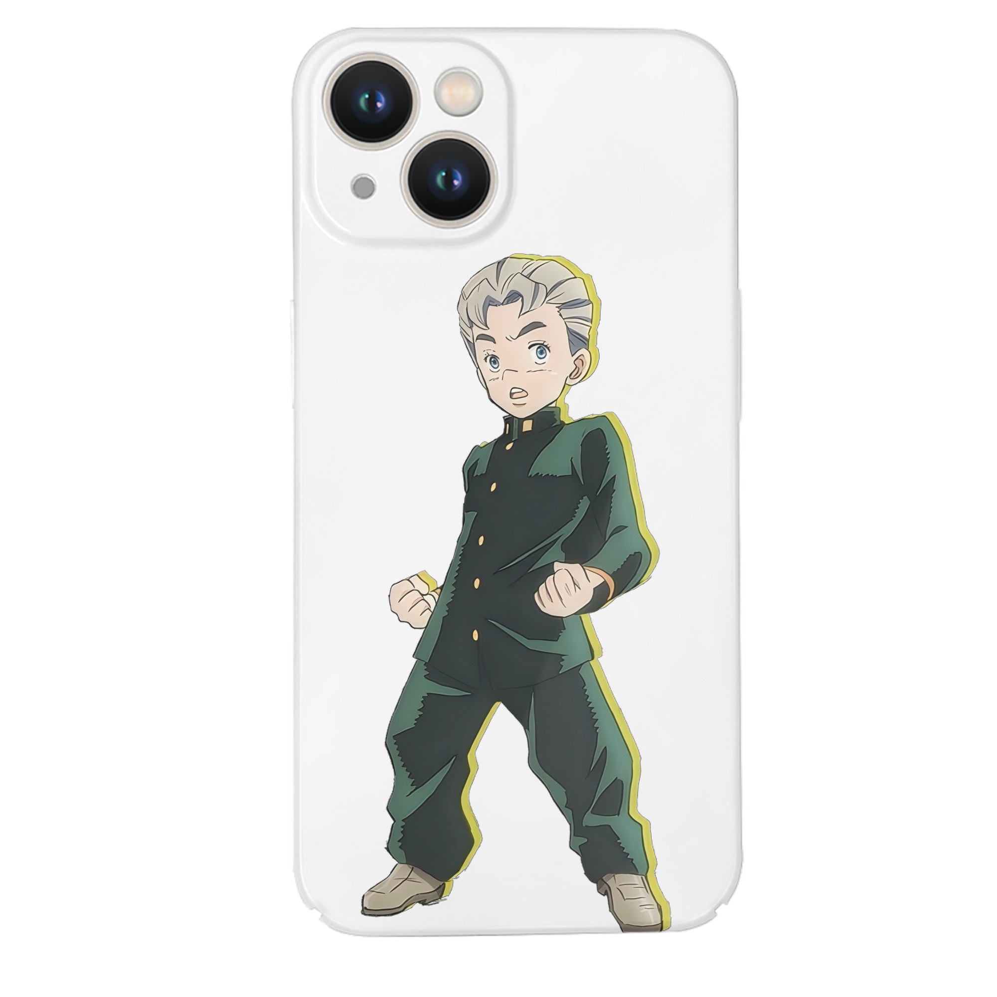 （画像用） ジョジョの奇妙な冒険 広瀨康一 JoJo's Bizarre Adventure Hirose Koichi 【iPhone 14シリーズ対応】ハードケース