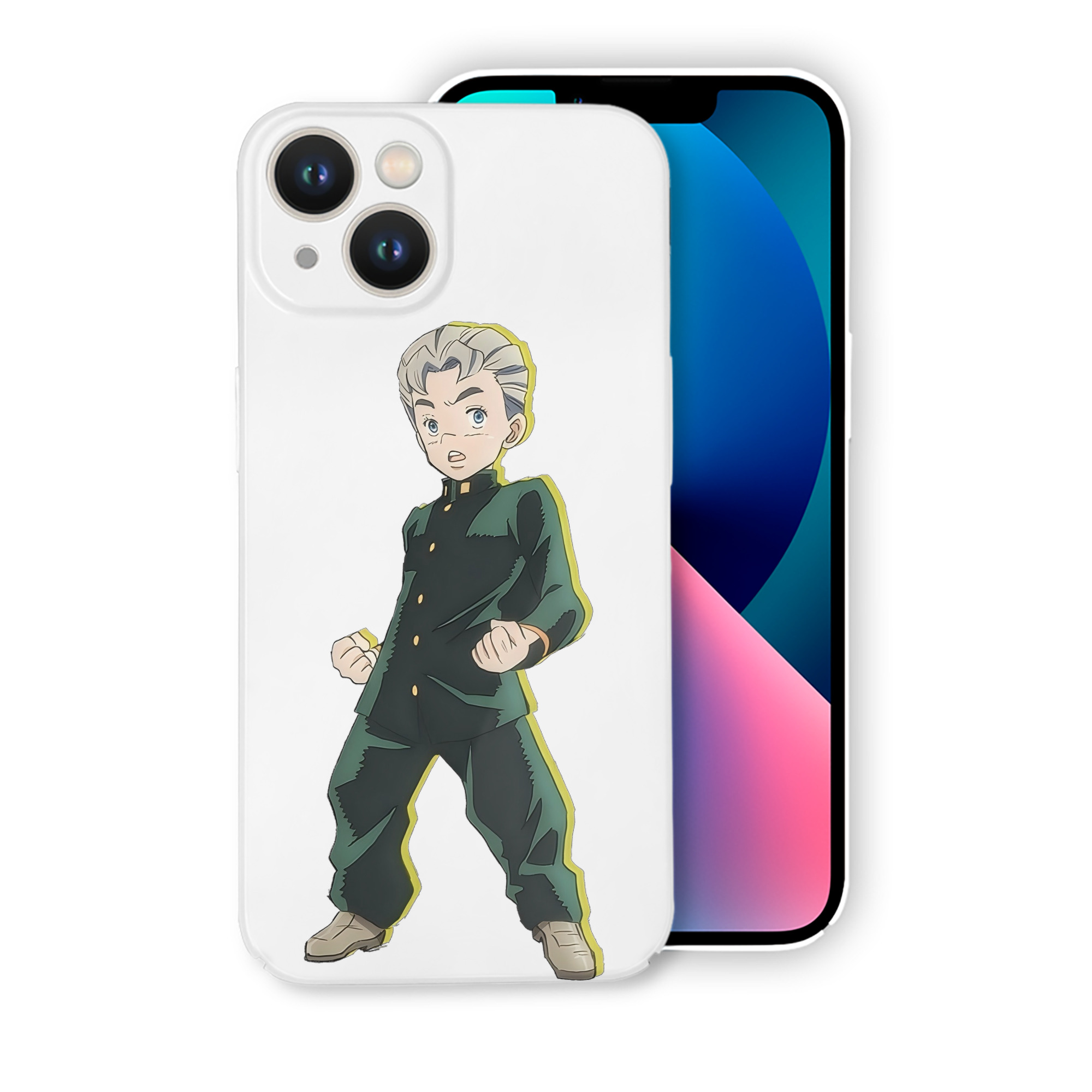 （画像用） ジョジョの奇妙な冒険 広瀨康一 JoJo's Bizarre Adventure Hirose Koichi 【iPhone 14シリーズ対応】ハードケース