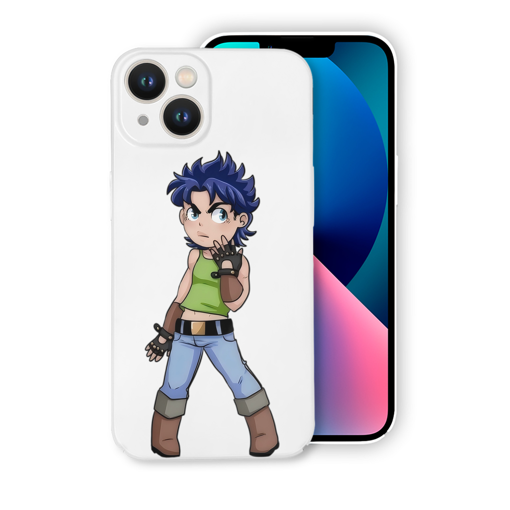 （画像用） ジョジョの奇妙な冒険 広瀨康一 JoJo's Bizarre Adventure Hirose Koichi 【iPhone 14シリーズ対応】ハードケース
