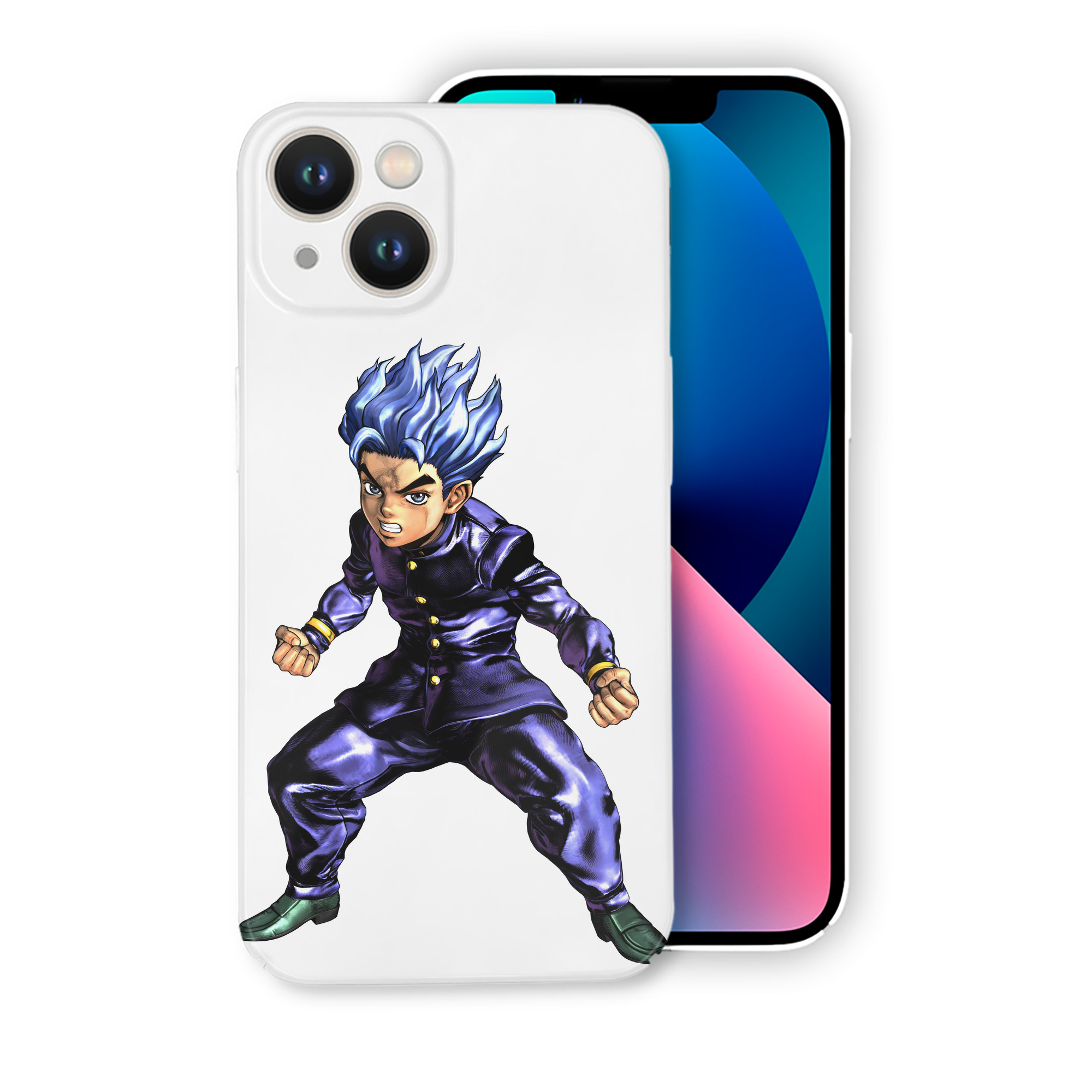 （画像用） ジョジョの奇妙な冒険 広瀨康一 JoJo's Bizarre Adventure Hirose Koichi 【iPhone 14シリーズ対応】ハードケース