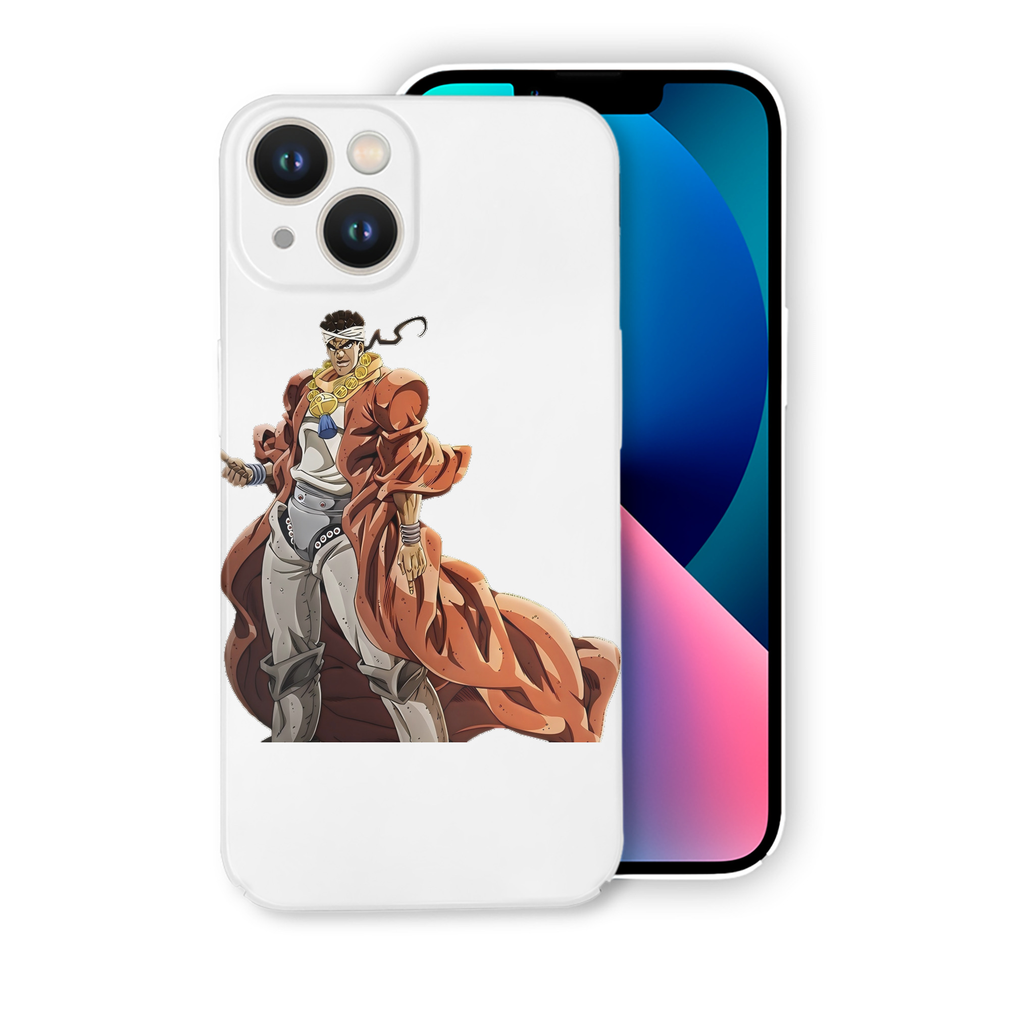 （画像用） ジョジョの奇妙な冒険 ムハンマド?アブドゥル JoJo's Bizarre Adventure Muhammad Avdol 【iPhone 14シリーズ対応】ハードケース