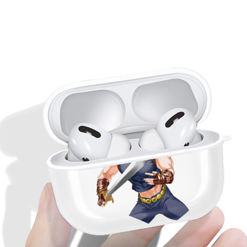 ジョジョの奇妙な冒険 /ジョナサン?ジョースター JoJo's Bizarre Adventure Jonathan Joestar 【AirPods Pro用】ハードシェル保護ケース 耐衝撃・防指紋・カラビナ付き商品仕様