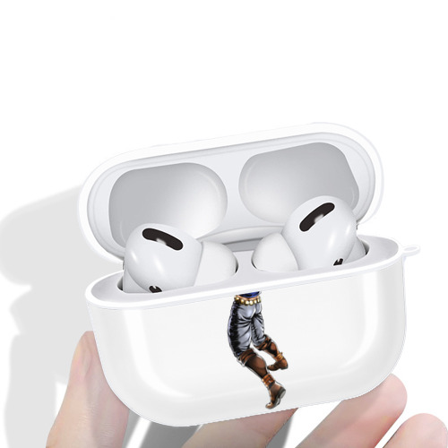 ジョジョの奇妙な冒険 /ジョナサン?ジョースター JoJo's Bizarre Adventure Jonathan Joestar 【AirPods Pro用】ハードシェル保護ケース 耐衝撃・防指紋・カラビナ付き商品仕様