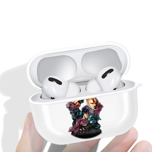 ジョジョの奇妙な冒険 /ジョナサン?ジョースター JoJo's Bizarre Adventure Jonathan Joestar 【AirPods Pro用】ハードシェル保護ケース 耐衝撃・防指紋・カラビナ付き商品仕様