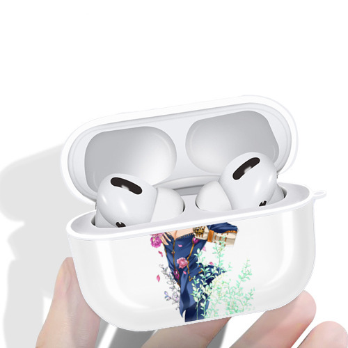 ジョジョの奇妙な冒険 ジョルノ?ジョバァーナ JoJo's Bizarre Adventure Giorno Giovanna 【AirPods Pro用】ハードシェル保護ケース 耐衝撃・防指紋・カラビナ付き商品仕様