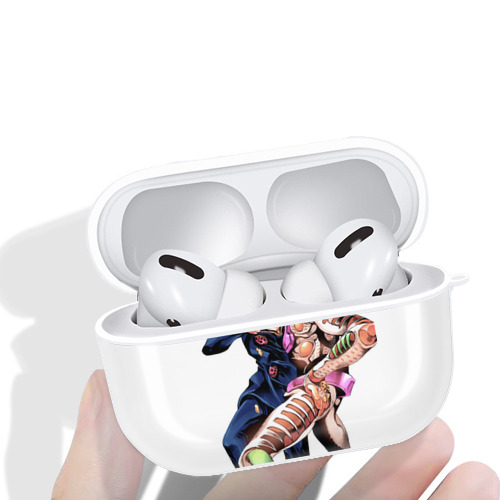 ジョジョの奇妙な冒険 ジョルノ?ジョバァーナ JoJo's Bizarre Adventure Giorno Giovanna 【AirPods Pro用】ハードシェル保護ケース 耐衝撃・防指紋・カラビナ付き商品仕様