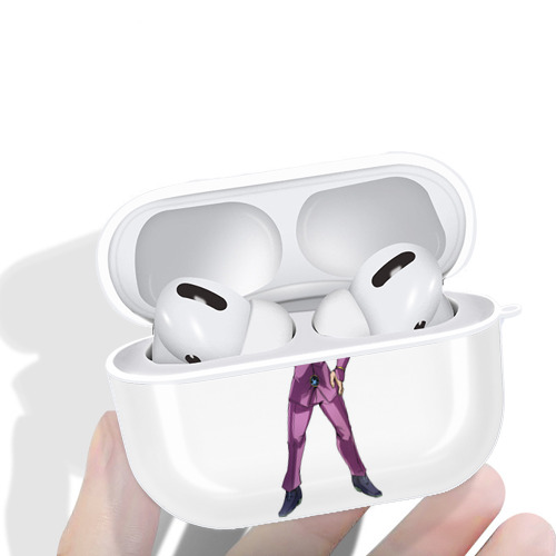 ジョジョの奇妙な冒険 ジョルノ?ジョバァーナ JoJo's Bizarre Adventure Giorno Giovanna 【AirPods Pro用】ハードシェル保護ケース 耐衝撃・防指紋・カラビナ付き商品仕様