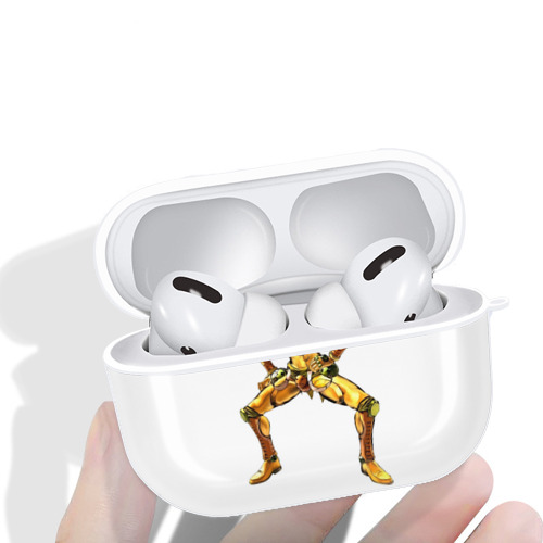 ジョジョの奇妙な冒険 ジョルノ?ジョバァーナ JoJo's Bizarre Adventure Giorno Giovanna 【AirPods Pro用】ハードシェル保護ケース 耐衝撃・防指紋・カラビナ付き商品仕様
