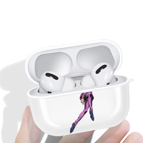 ジョジョの奇妙な冒険 ジョルノ?ジョバァーナ JoJo's Bizarre Adventure Giorno Giovanna 【AirPods Pro用】ハードシェル保護ケース 耐衝撃・防指紋・カラビナ付き商品仕様