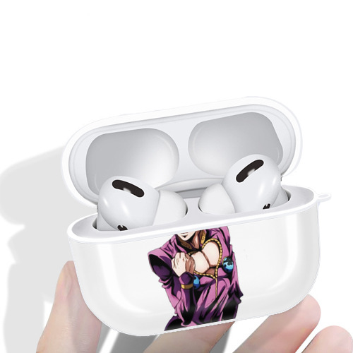 ジョジョの奇妙な冒険 ジョルノ?ジョバァーナ JoJo's Bizarre Adventure Giorno Giovanna 【AirPods Pro用】ハードシェル保護ケース 耐衝撃・防指紋・カラビナ付き商品仕様