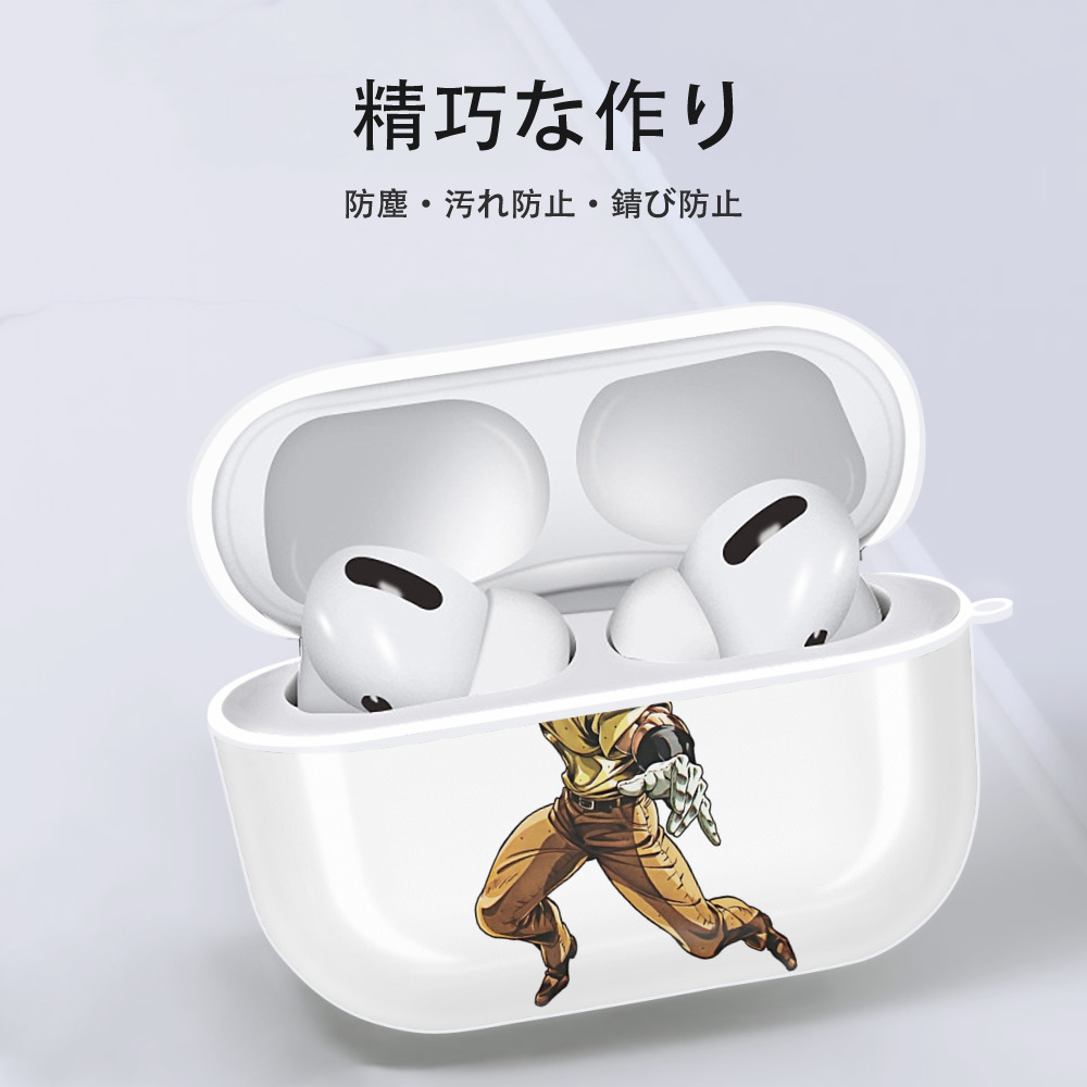 ジョジョの奇妙な冒険 ジョセフ?ジョースター JoJo's Bizarre Adventure Joseph Joestar 【AirPods Pro用】ハードシェル保護ケース 耐衝撃・防指紋・カラビナ付き商品仕様