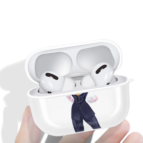 ジョジョの奇妙な冒険 ひがしかた じょうすけ JoJo's Bizarre Adventure Higashikata Josuke 【AirPods Pro用】ハードシェル保護ケース 耐衝撃・防指紋・カラビナ付き商品仕様