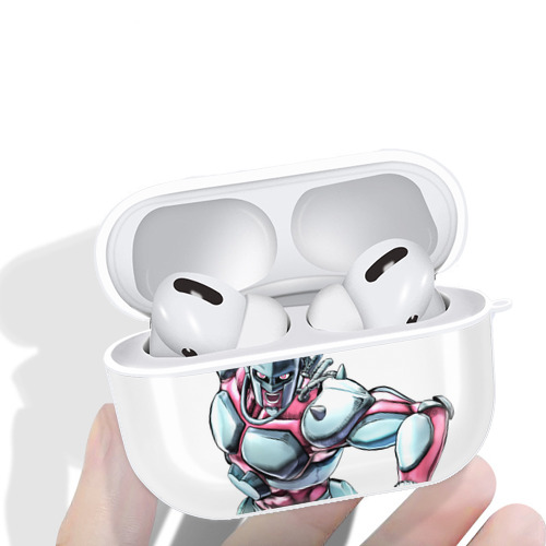 ジョジョの奇妙な冒険 ひがしかた じょうすけ JoJo's Bizarre Adventure Higashikata Josuke 【AirPods Pro用】ハードシェル保護ケース 耐衝撃・防指紋・カラビナ付き商品仕様