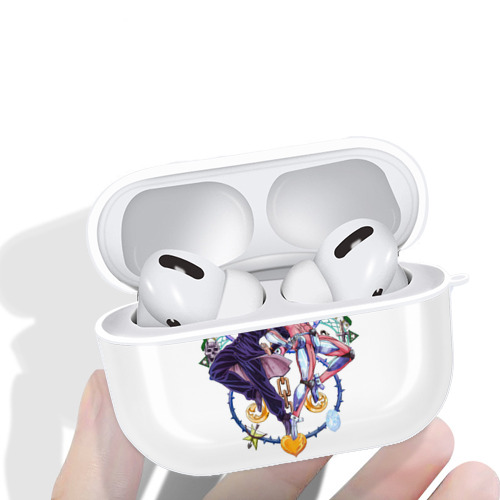 ジョジョの奇妙な冒険 ひがしかた じょうすけ JoJo's Bizarre Adventure Higashikata Josuke 【AirPods Pro用】ハードシェル保護ケース 耐衝撃・防指紋・カラビナ付き商品仕様