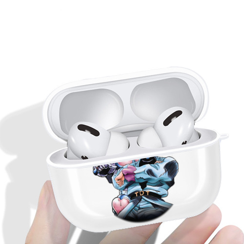 ジョジョの奇妙な冒険 ひがしかた じょうすけ JoJo's Bizarre Adventure Higashikata Josuke 【AirPods Pro用】ハードシェル保護ケース 耐衝撃・防指紋・カラビナ付き商品仕様