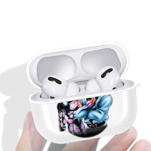 ジョジョの奇妙な冒険 ひがしかた じょうすけ JoJo's Bizarre Adventure Higashikata Josuke 【AirPods Pro用】ハードシェル保護ケース 耐衝撃・防指紋・カラビナ付き商品仕様