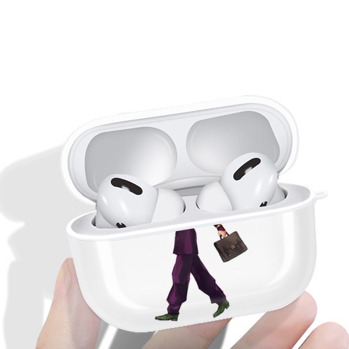 ジョジョの奇妙な冒険 ひがしかた じょうすけ JoJo's Bizarre Adventure Higashikata Josuke 【AirPods Pro用】ハードシェル保護ケース 耐衝撃・防指紋・カラビナ付き商品仕様